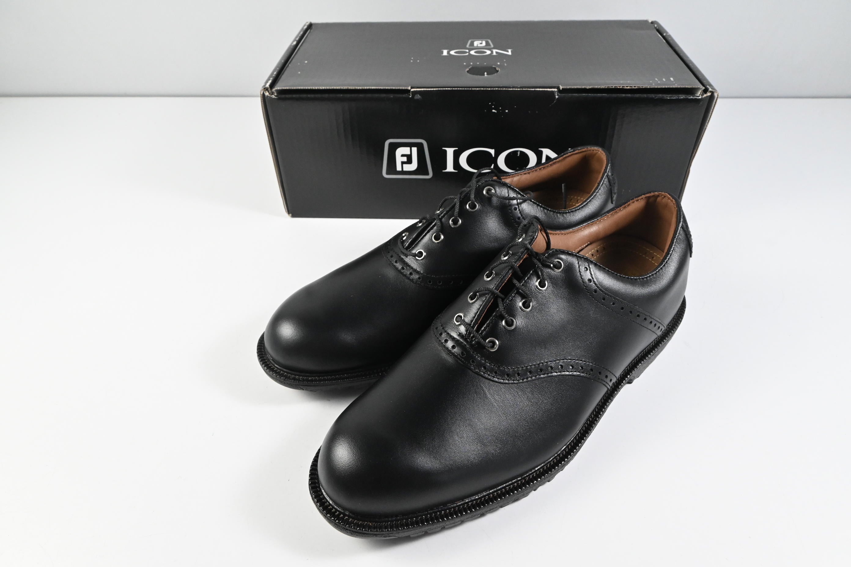 FootJoy Traditional Professional Golf Shoes / Size UK 10 / Black