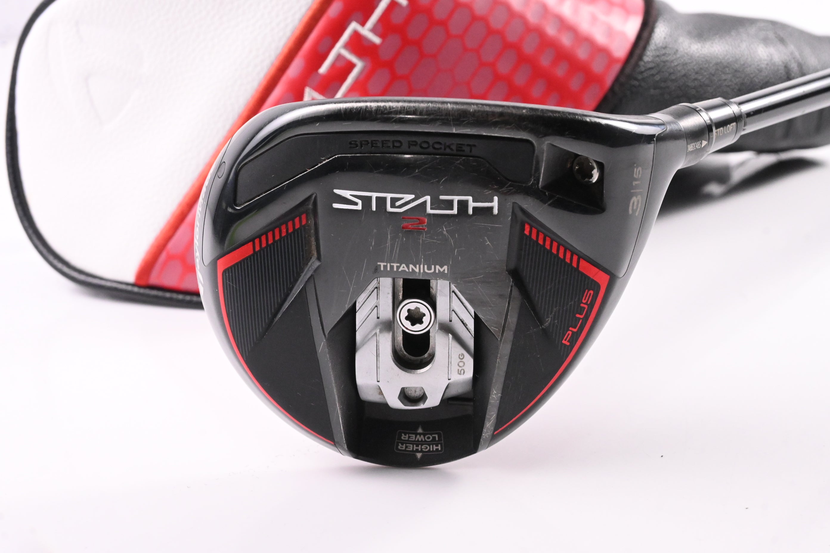 Taylormade Stealth 2 Plus #3 Wood / 15 Degree / Stiff Flex Kai'li Red 75 Shaft