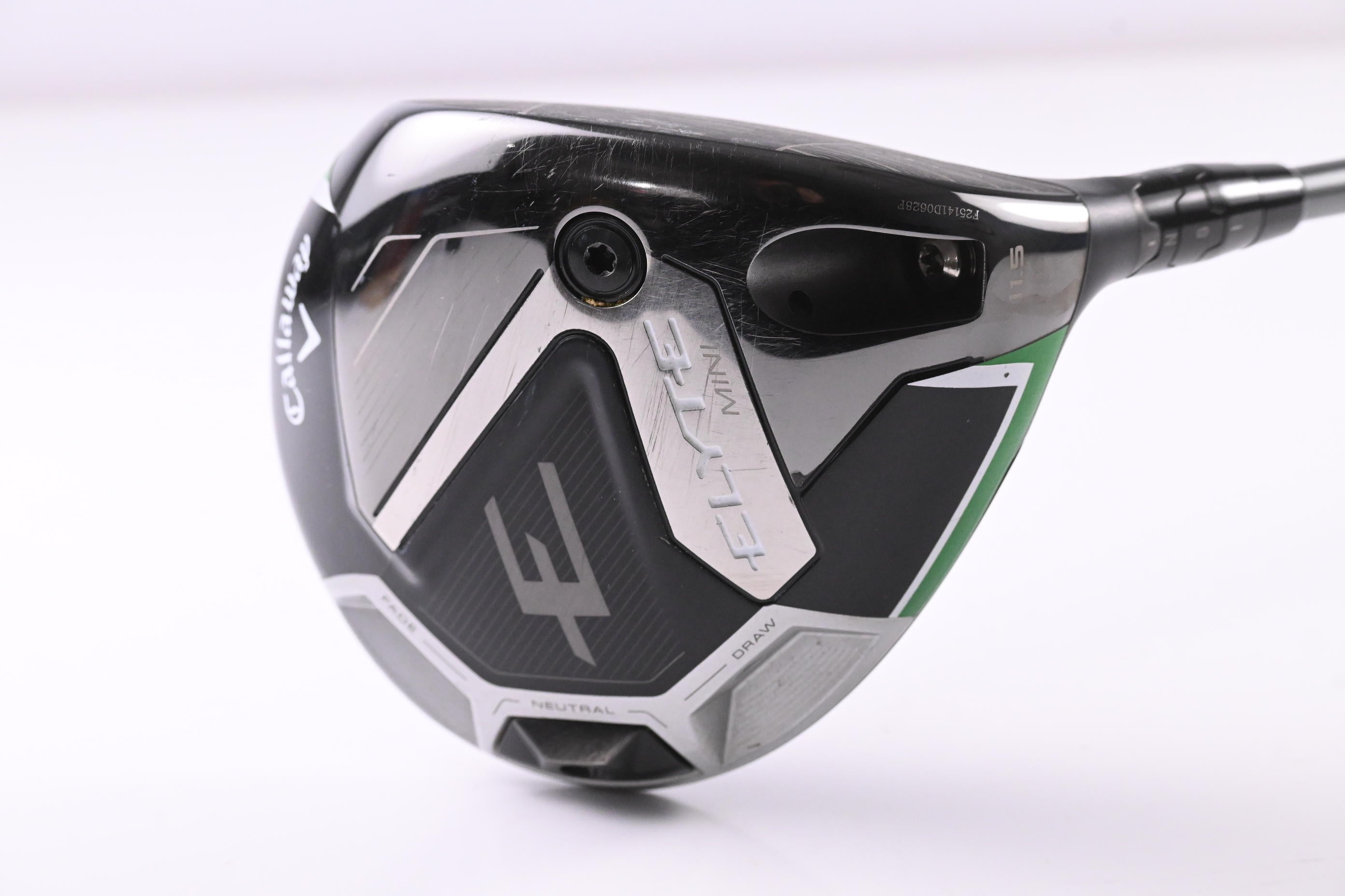 Callaway Elyte Mini Driver / 11.5 Degree / Stiff Flex Denali Charcoal 60 Shaft