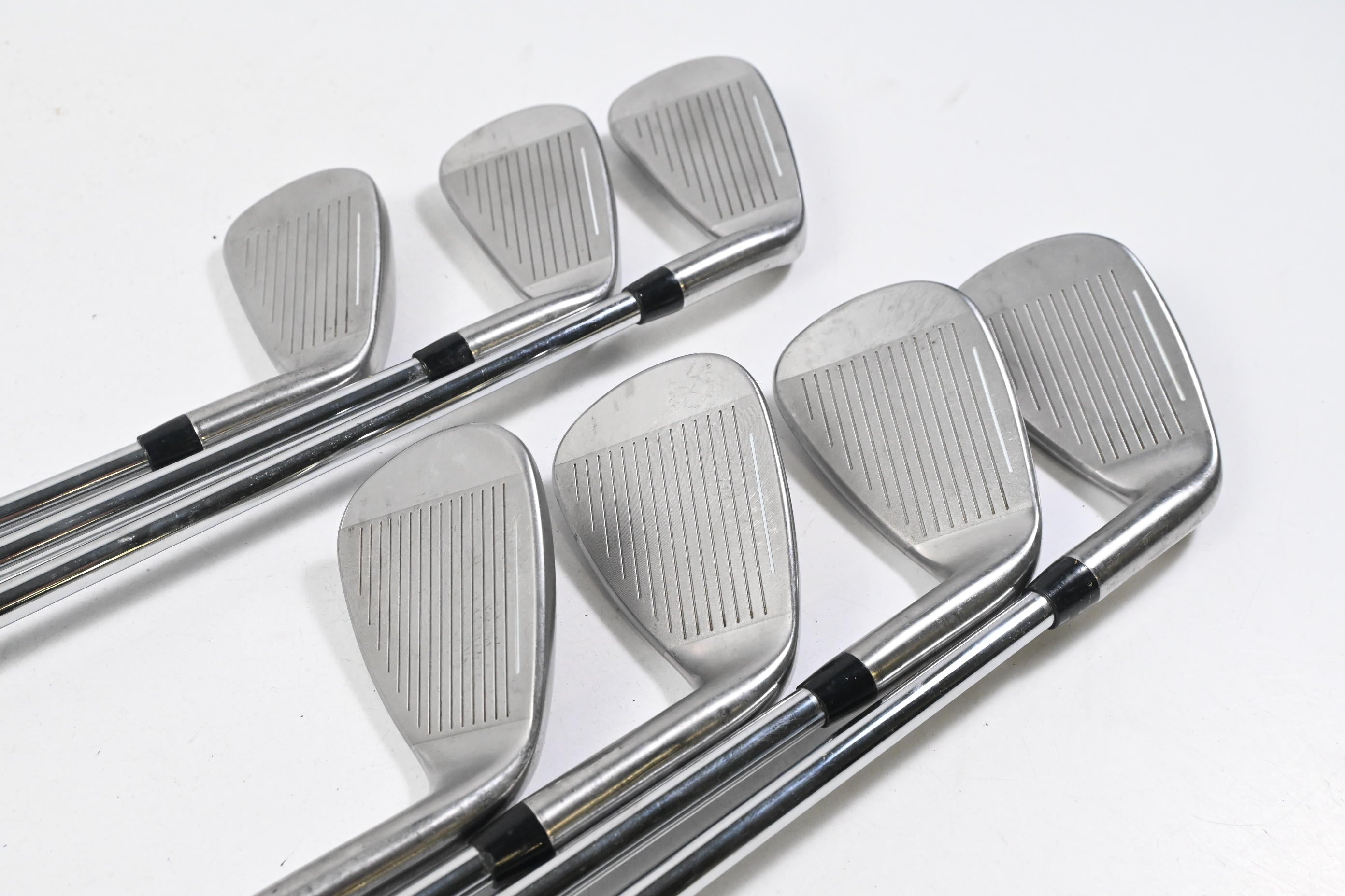 Left Hand Cobra Aerojet One Length Irons / 5-PW+GW / Regular Flex KBS Tour Lite Shafts