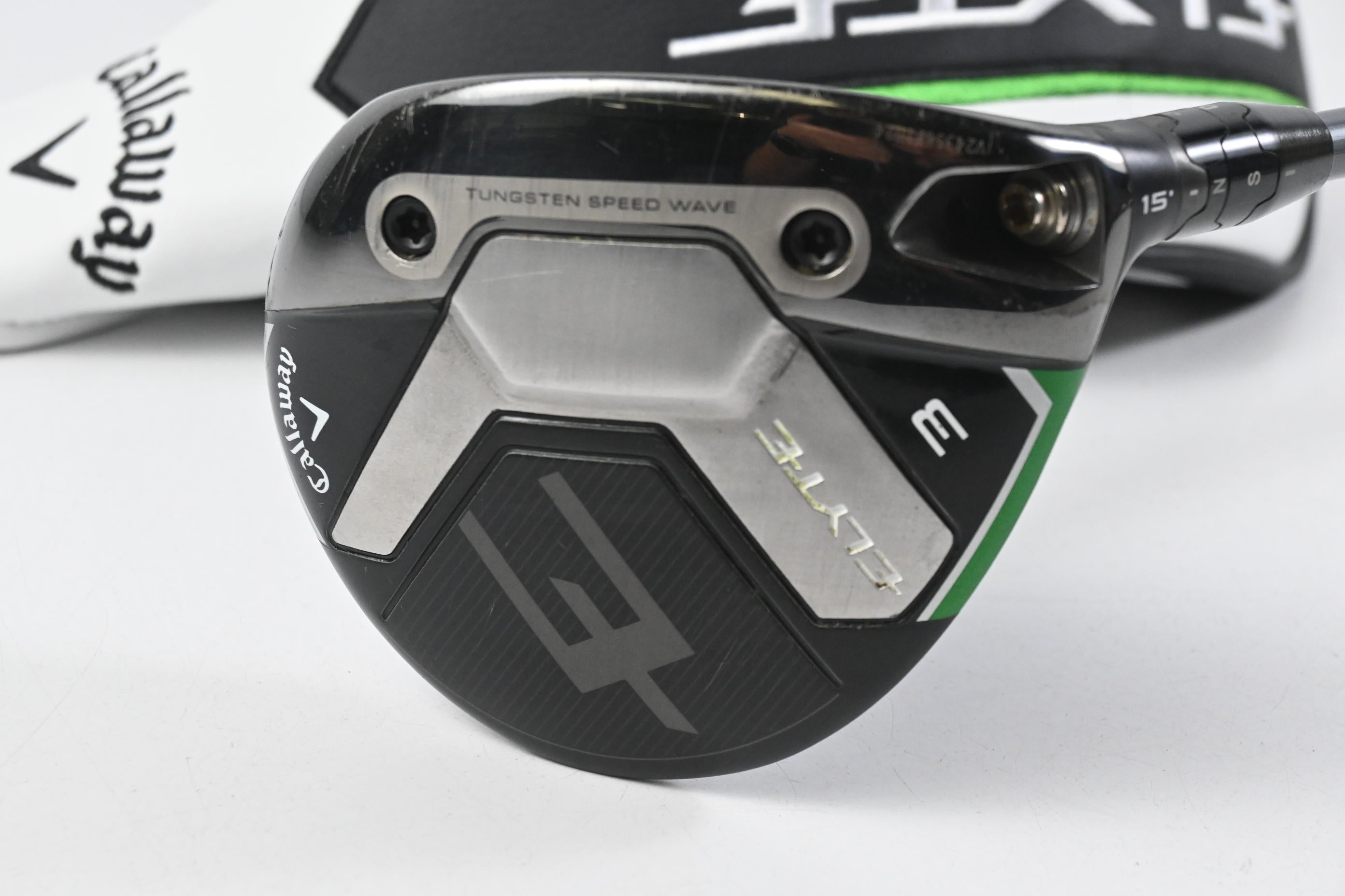 Callaway Elyte #3 Wood / 15 Degree / Stiff Flex Denali Charcoal 60 Shaft