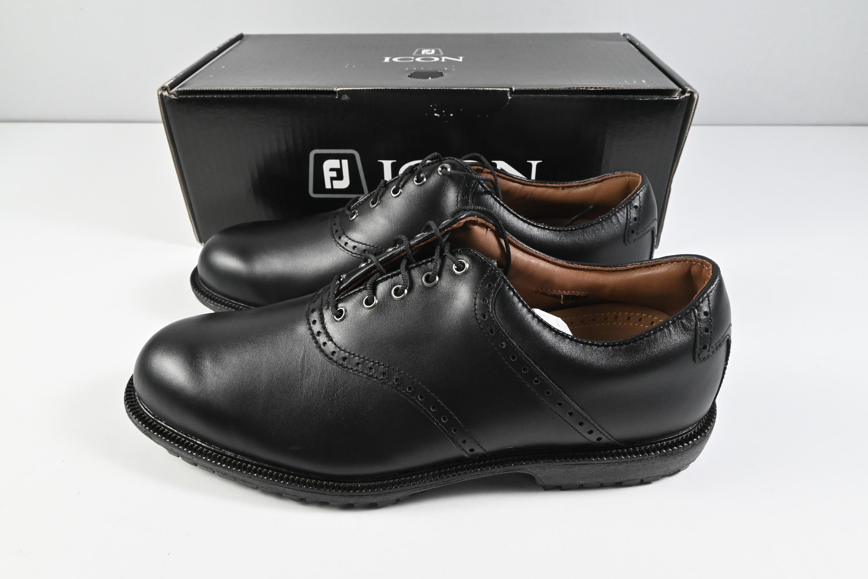 FootJoy Traditional Professional Golf Shoes / Size UK 10 / Black