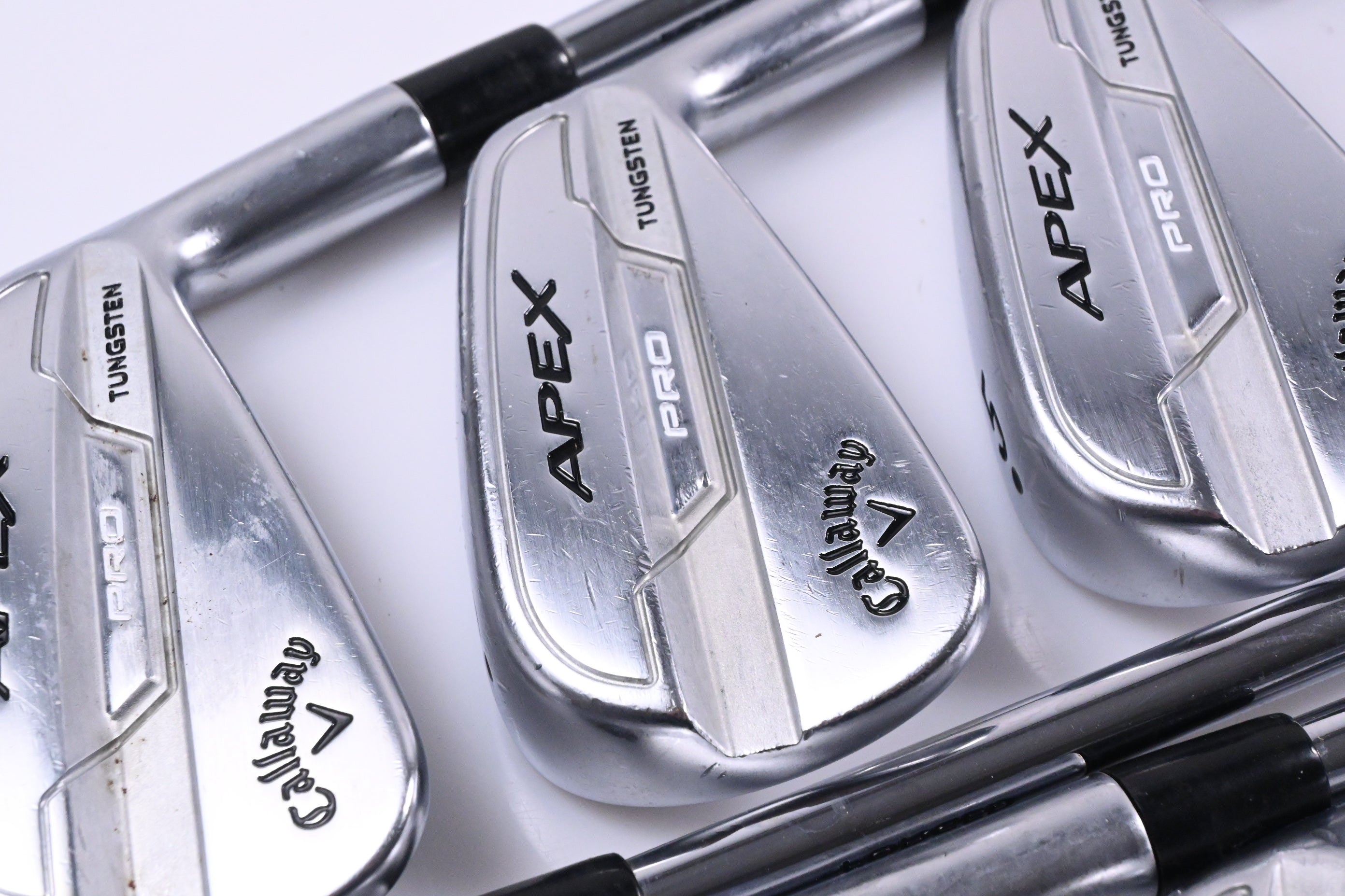 Callaway Apex Pro 21 Irons / 3-PW+AW / Stiff Flex Elevate ETS 115 VSS Pro Shafts
