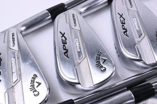Callaway Apex Pro 21 Irons / 3-PW+AW / Stiff Flex Elevate ETS 115 VSS Pro Shafts
