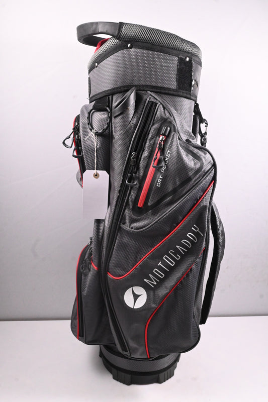 Motocaddy Club Series Cart Bag / 14-Way Divider / Grey, Red