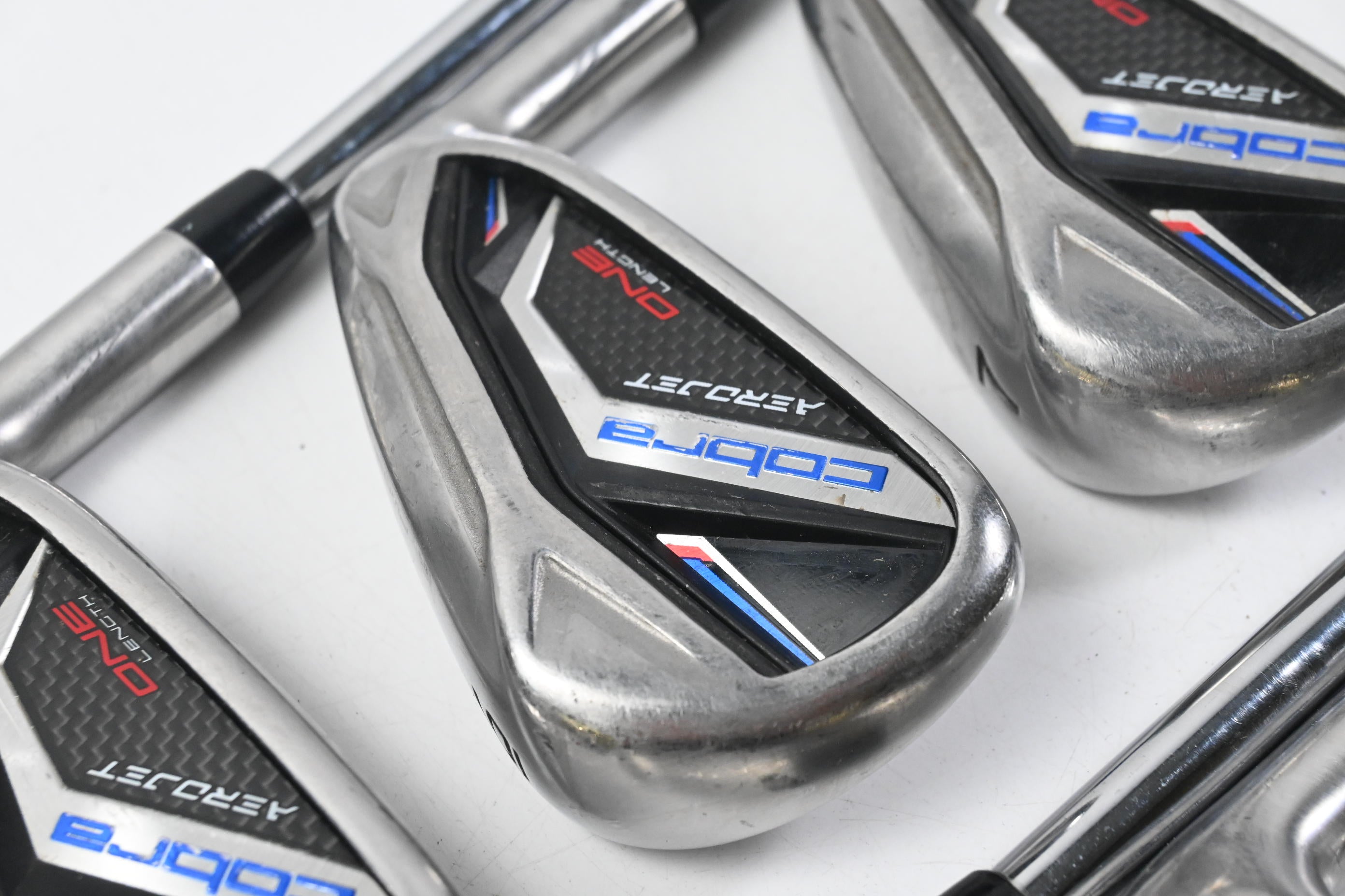 Cobra Aerojet One Length Irons / 5-PW / Regular Flex KBS Tour Lite Shafts