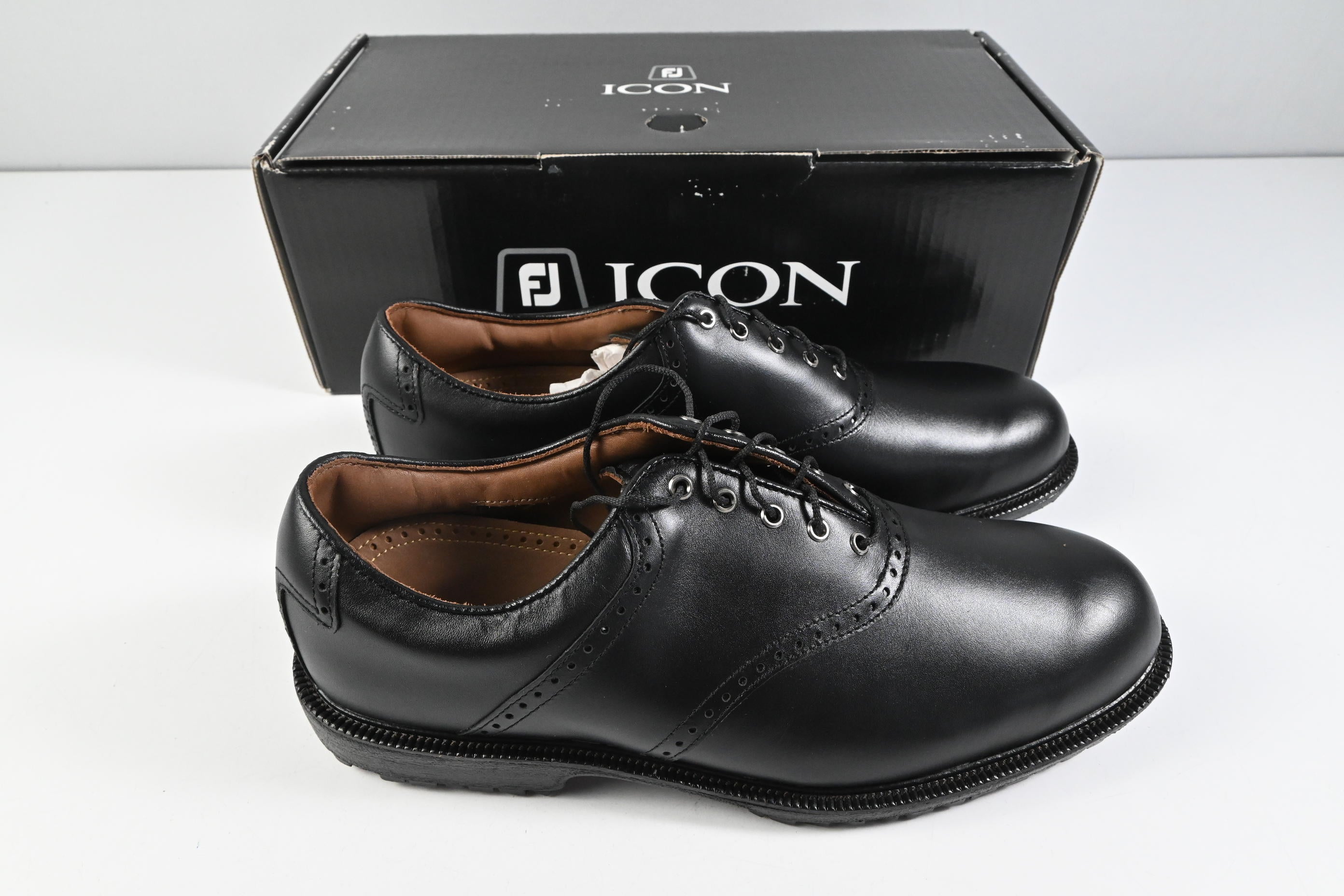 FootJoy Traditional Professional Golf Shoes / Size UK 10 / Black