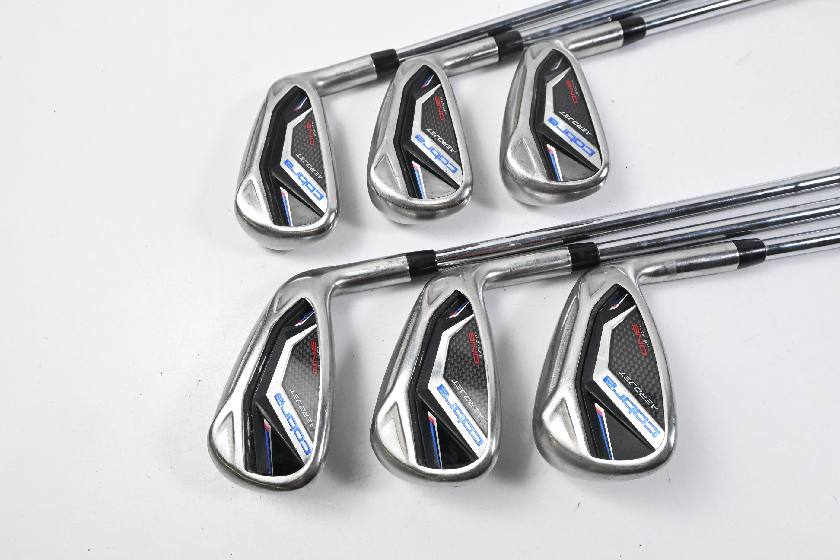 Cobra Aerojet One Length Irons / 5-PW / Regular Flex KBS Tour Lite Shafts