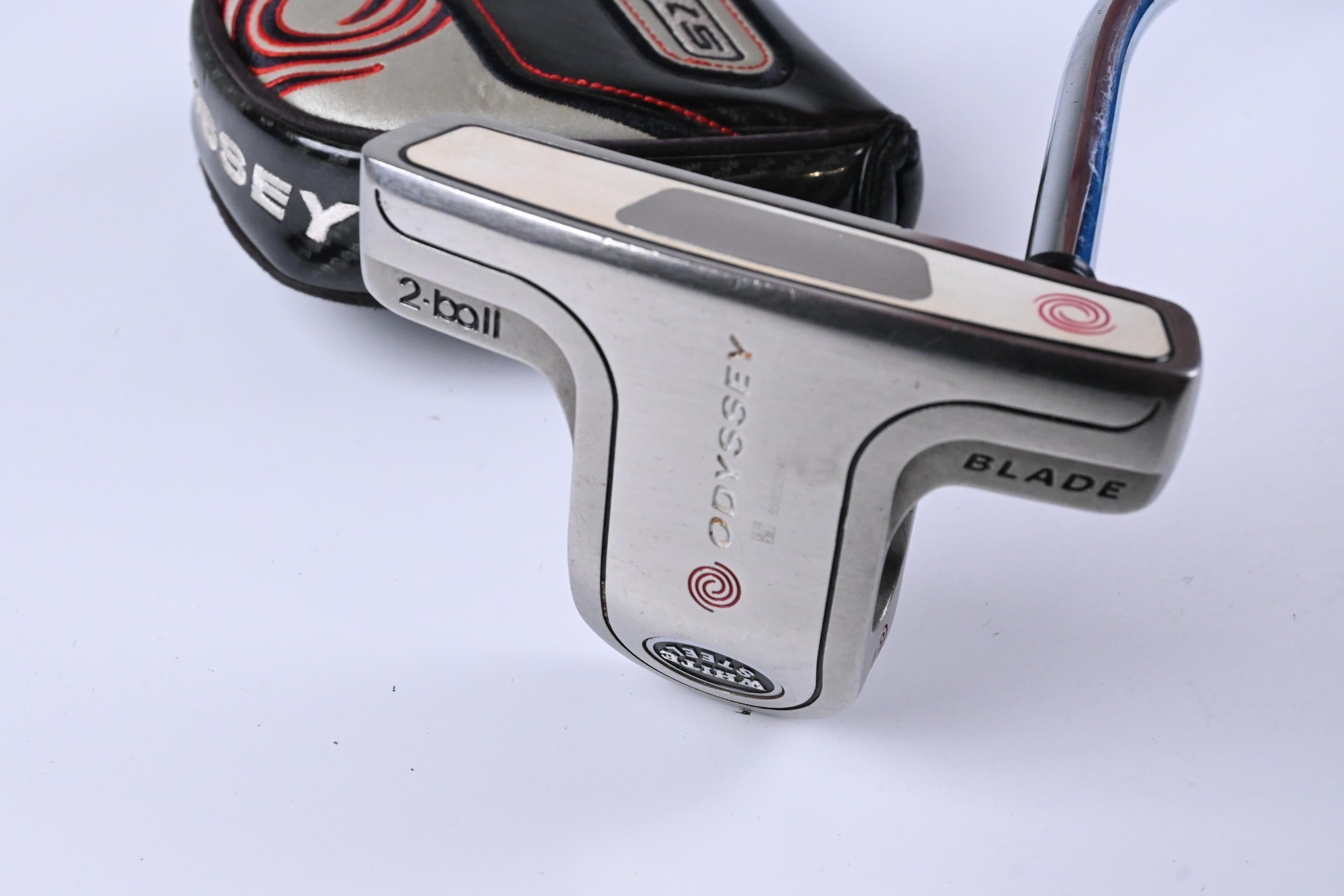 Odyssey White Steel SRT 2-Ball Blade Putter / 33.5 Inch