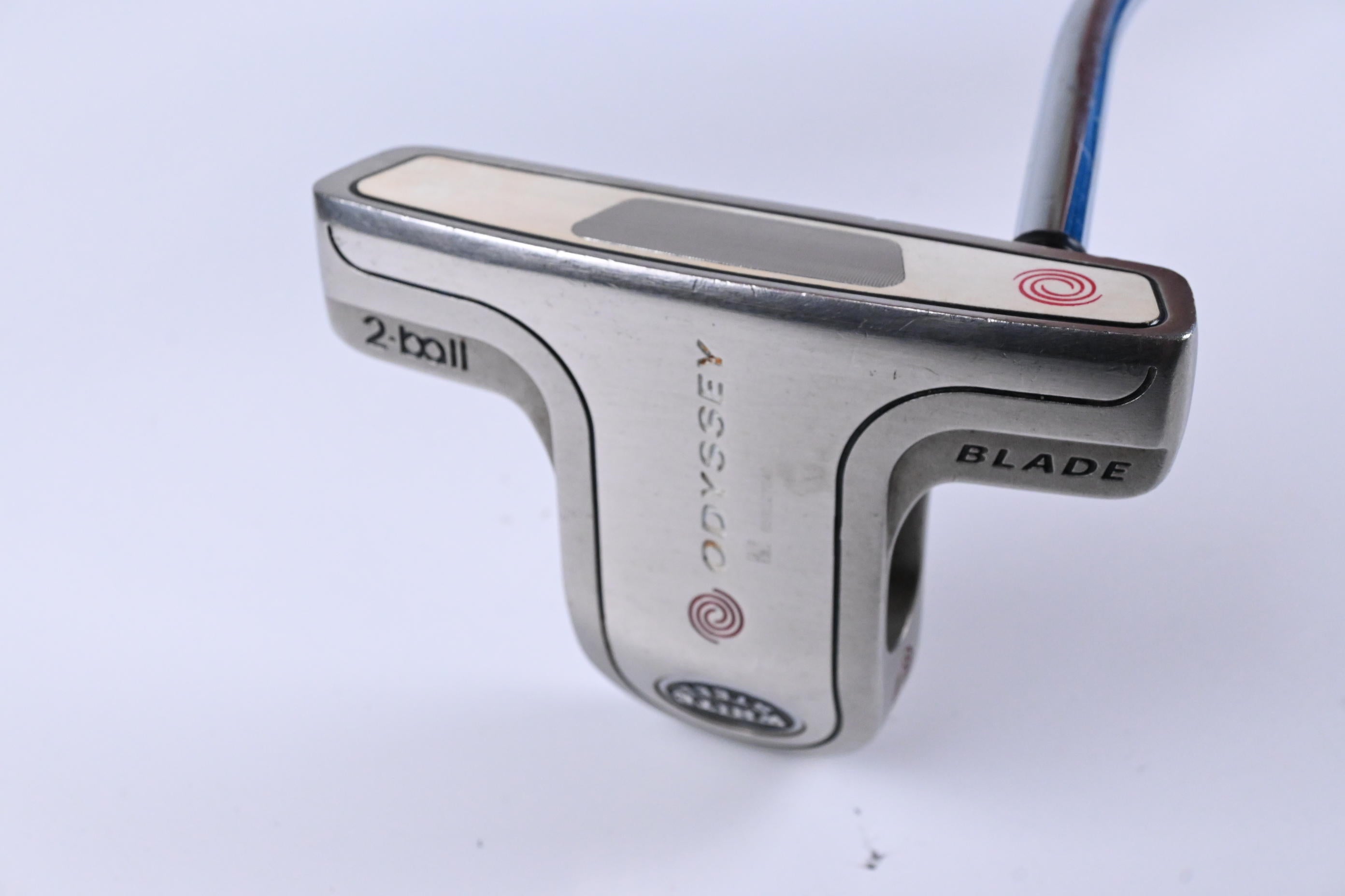 Odyssey White Steel SRT 2-Ball Blade Putter / 33.5 Inch