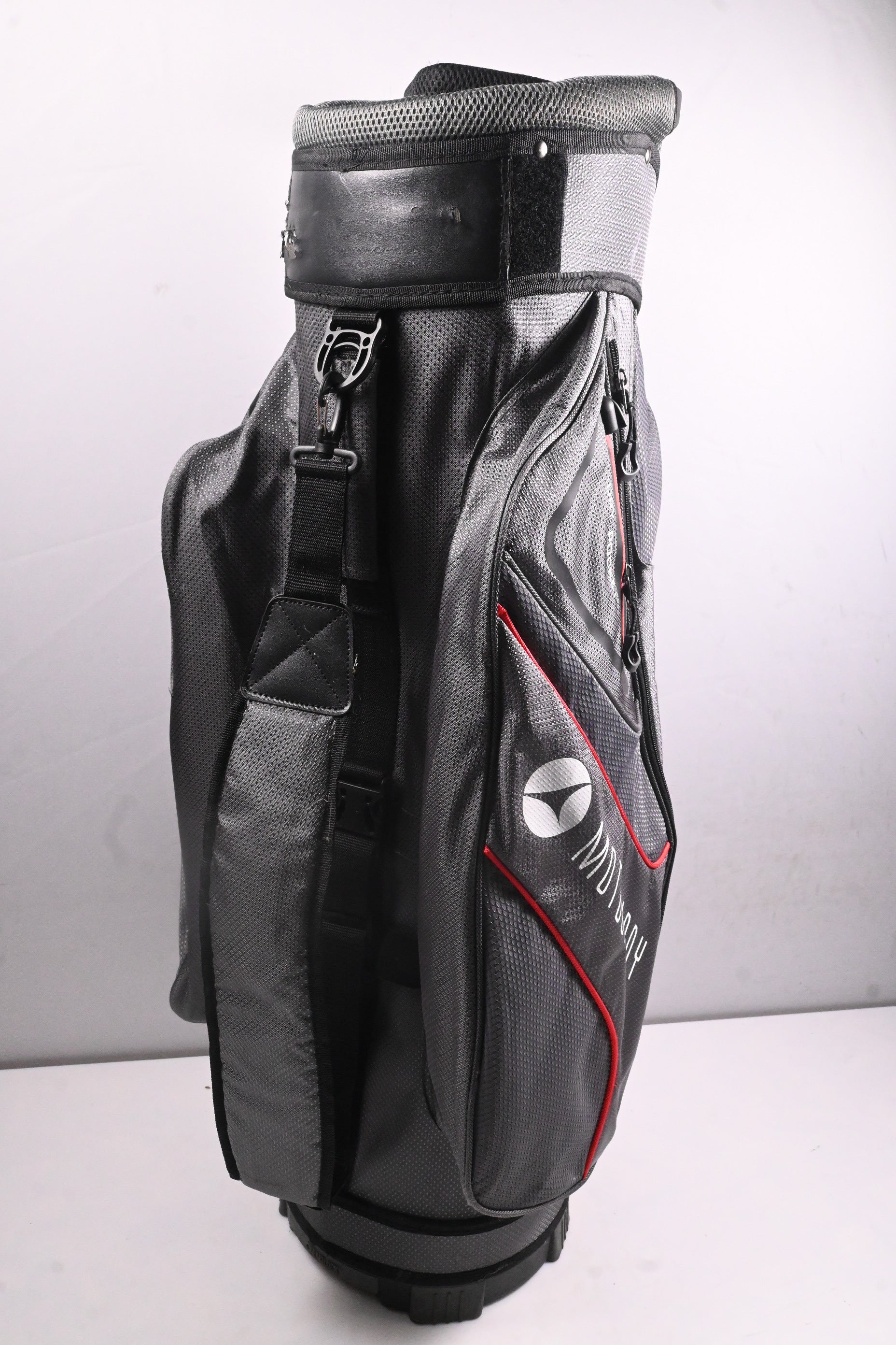 Motocaddy Club Series Cart Bag / 14-Way Divider / Grey, Red