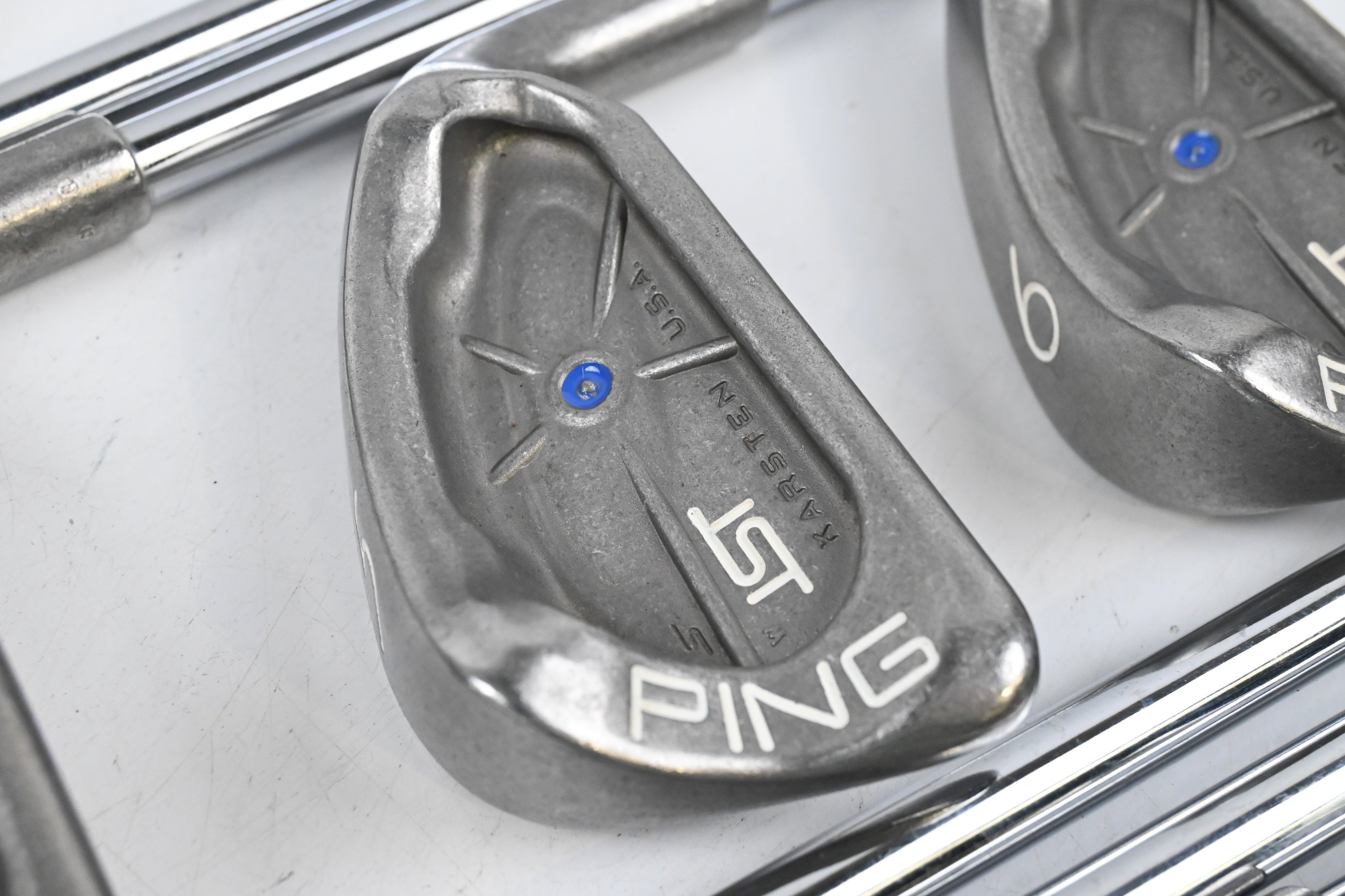 Ping ISI Irons / 3-PW / Blue Dot / Stiff Flex Cushin JZ Shafts