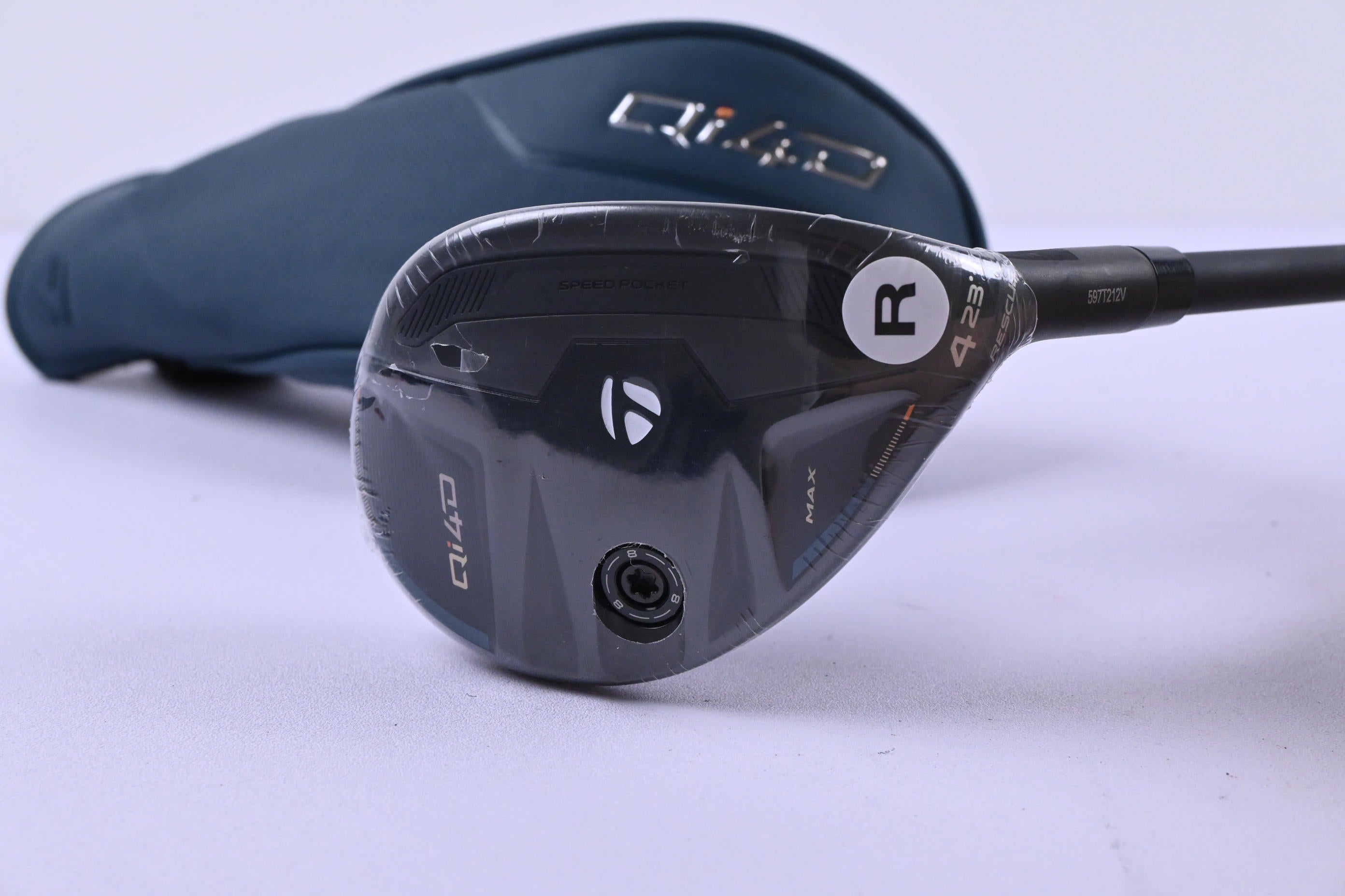 Taylormade Qi4D Max #4 Hybrid / 23 Degree / Regular Flex KBS REAX 50 Shaft