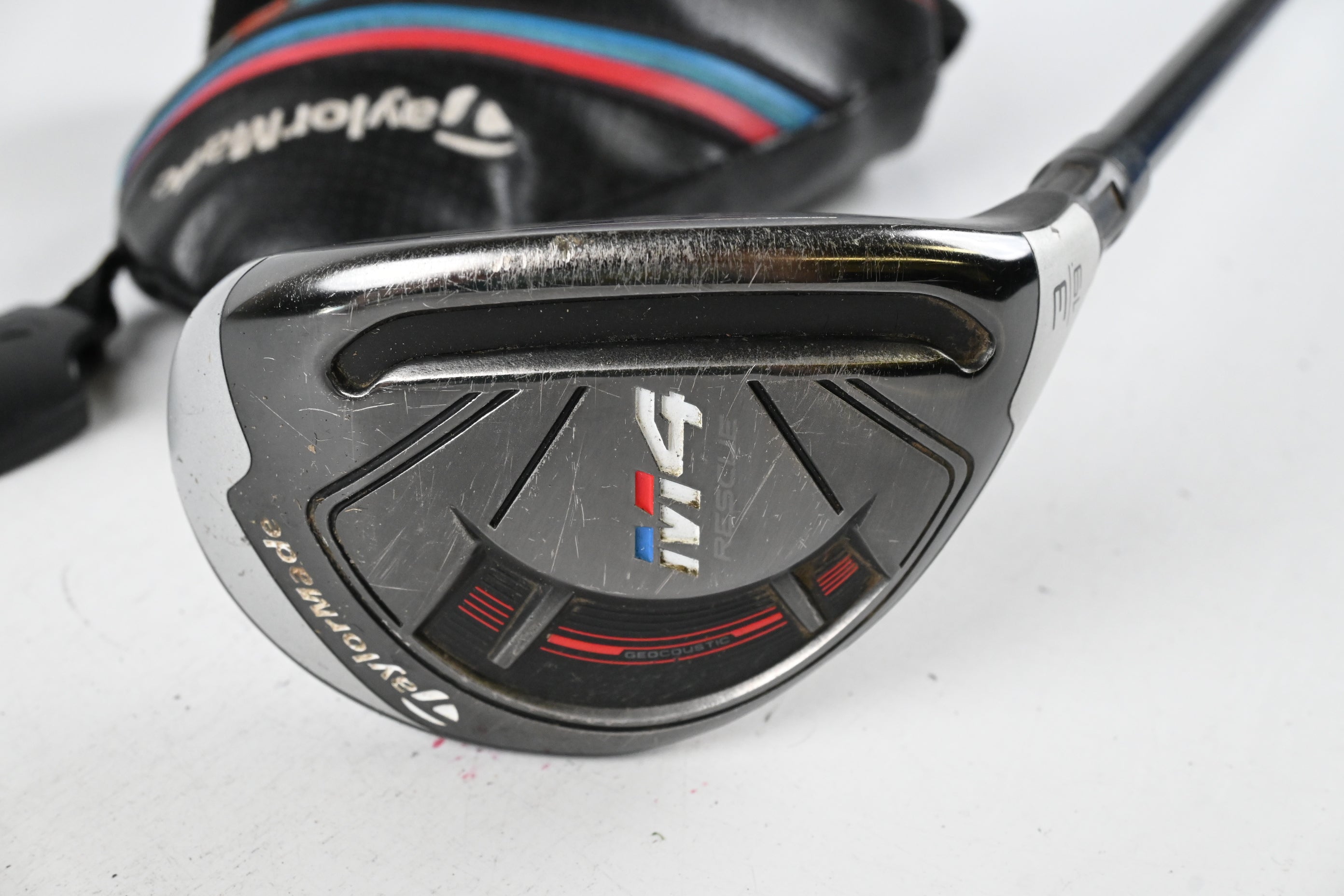 Taylormade M4 #3 Hybrid / 19 Degree / Stiff Flex Fujikura Atmos Red 7 Shaft