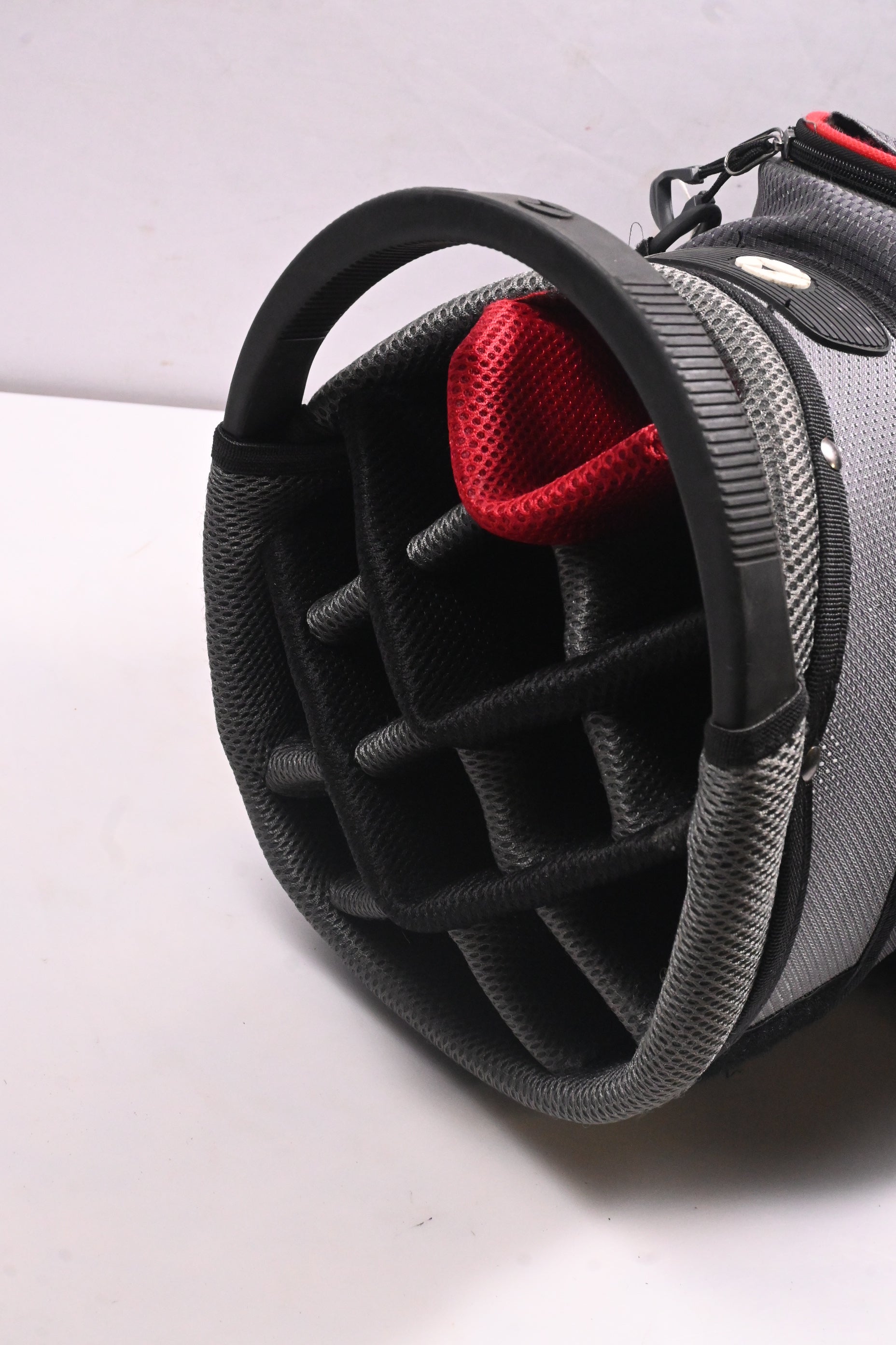 Motocaddy Club Series Cart Bag / 14-Way Divider / Grey, Red