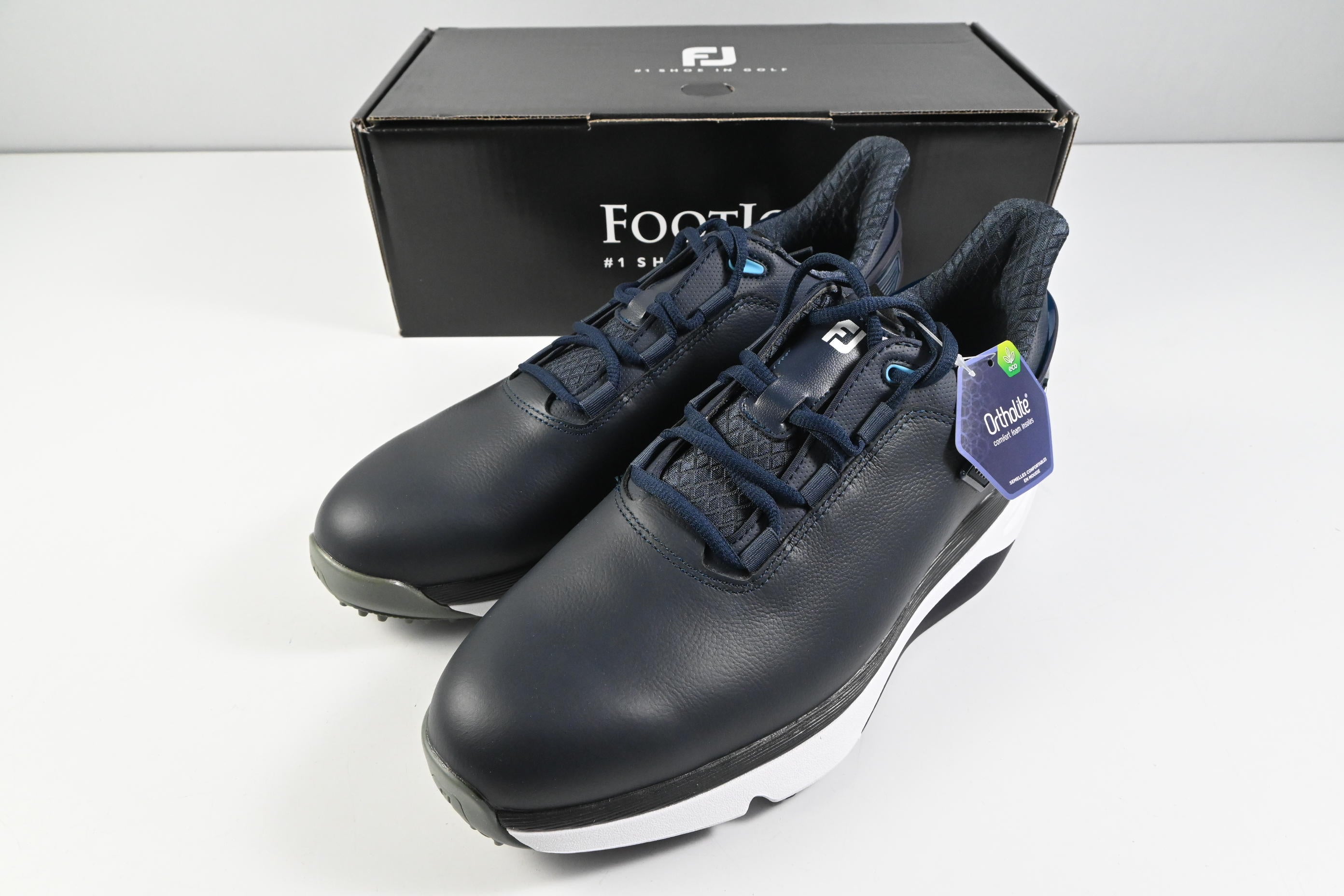 FootJoy Pro SLX Golf Shoes / Size UK 10 / Navy, White