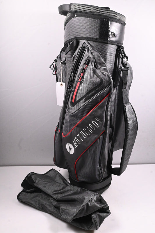 Motocaddy Club Series Cart Bag / 14-Way Divider / Grey, Red