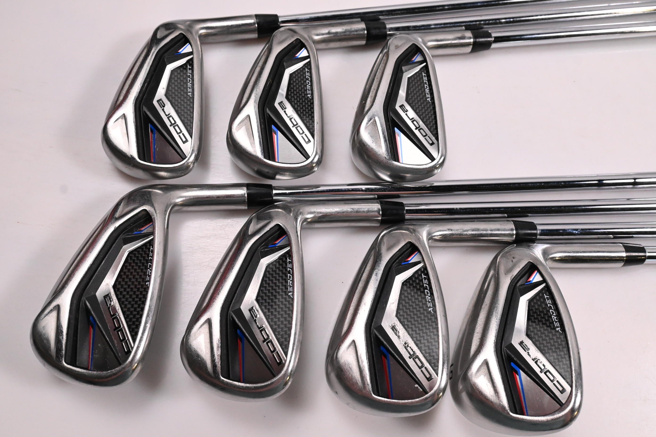 Cobra Aerojet Irons / 5-PW+GW / Regular Flex KBS Tour 90 Shafts