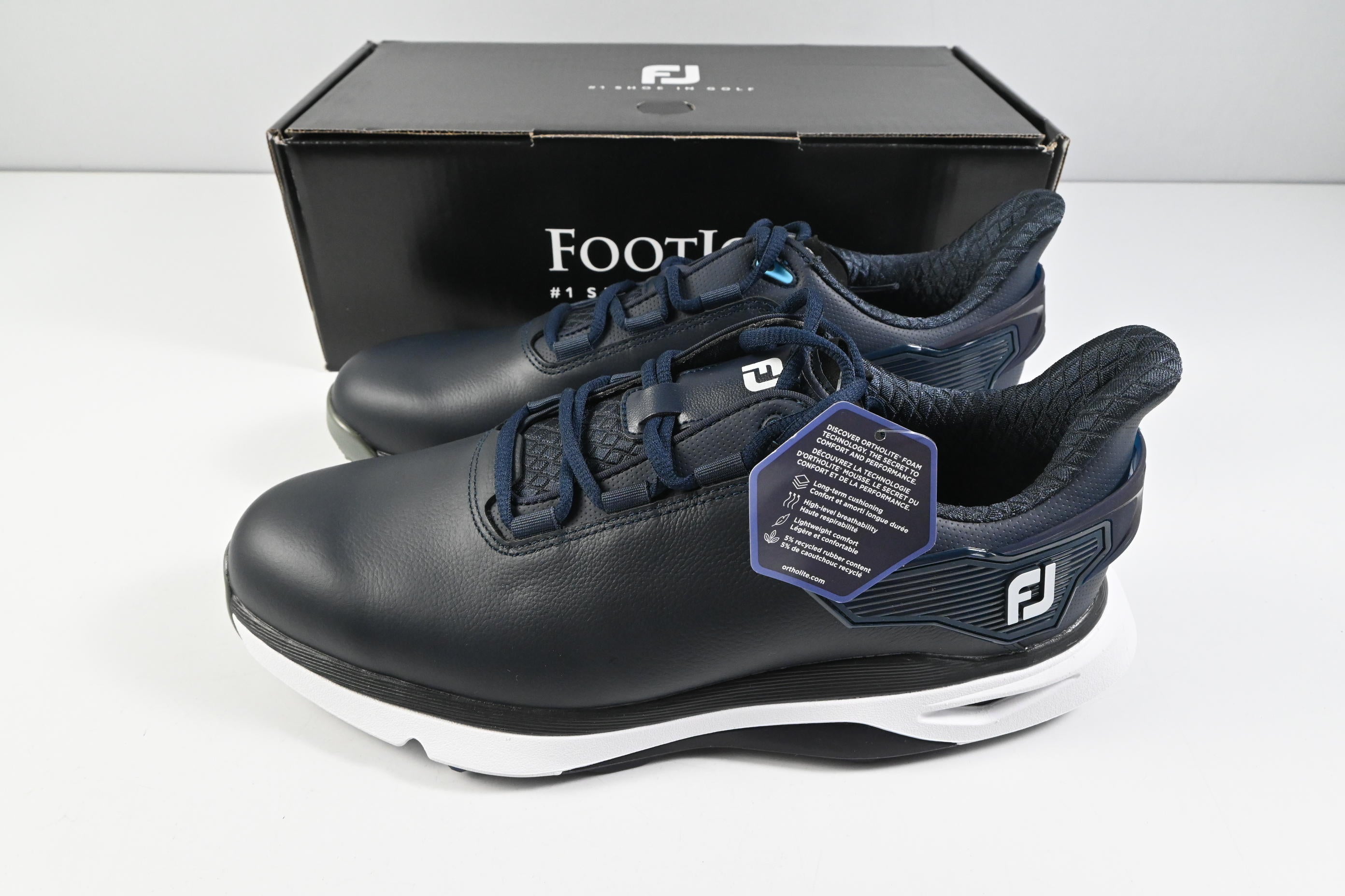 FootJoy Pro SLX Golf Shoes / Size UK 10 / Navy, White