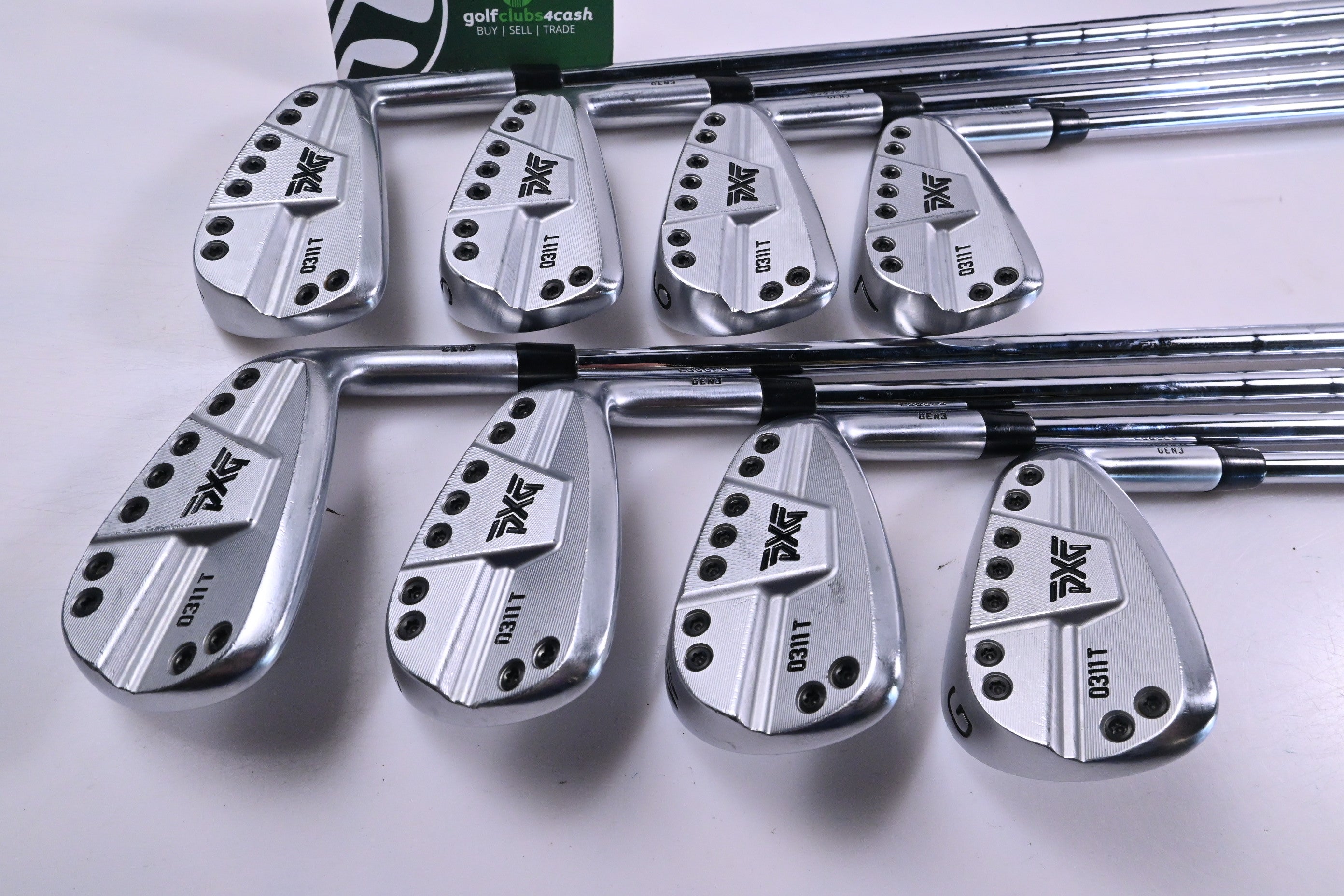 PXG 0311 T Gen3 Irons / 4-PW+GW / X-Flex KBS Tour 130 Shafts