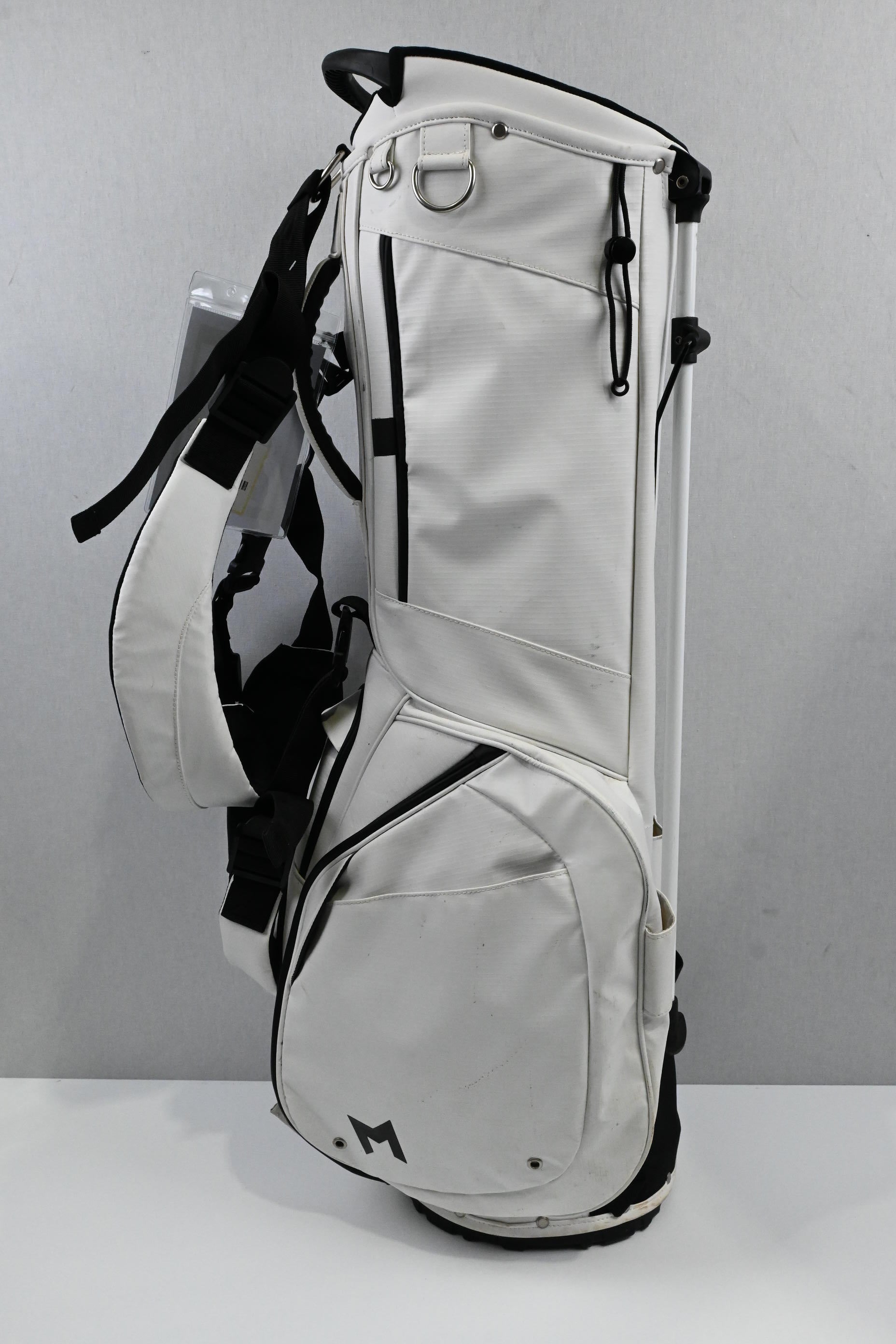 Minimal Golf Stand Bag / 5-Way / White, Black
