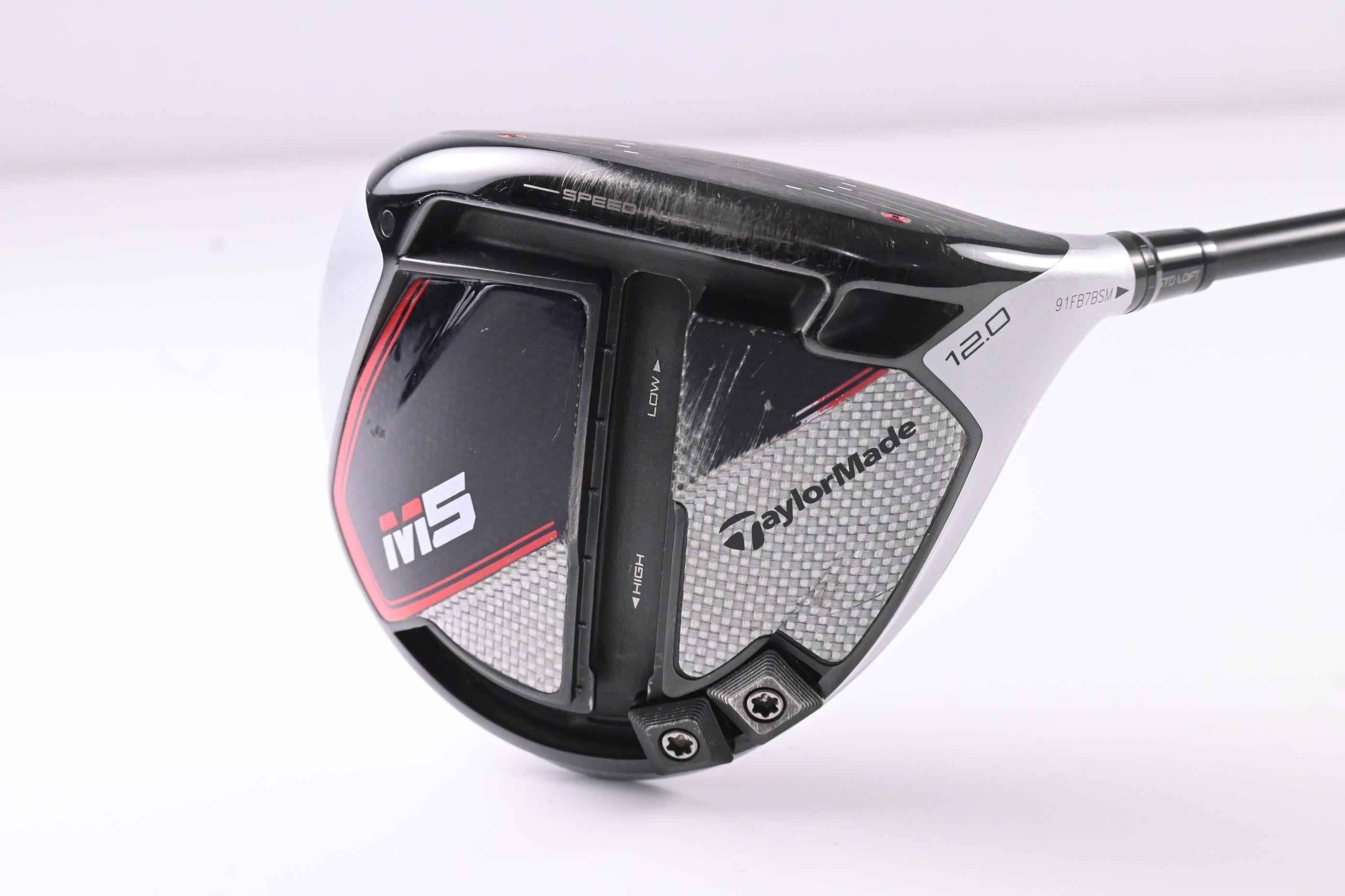 Taylormade M5 Driver / 12 Degree / Stiff Flex HZRDUS Black 62 Shaft