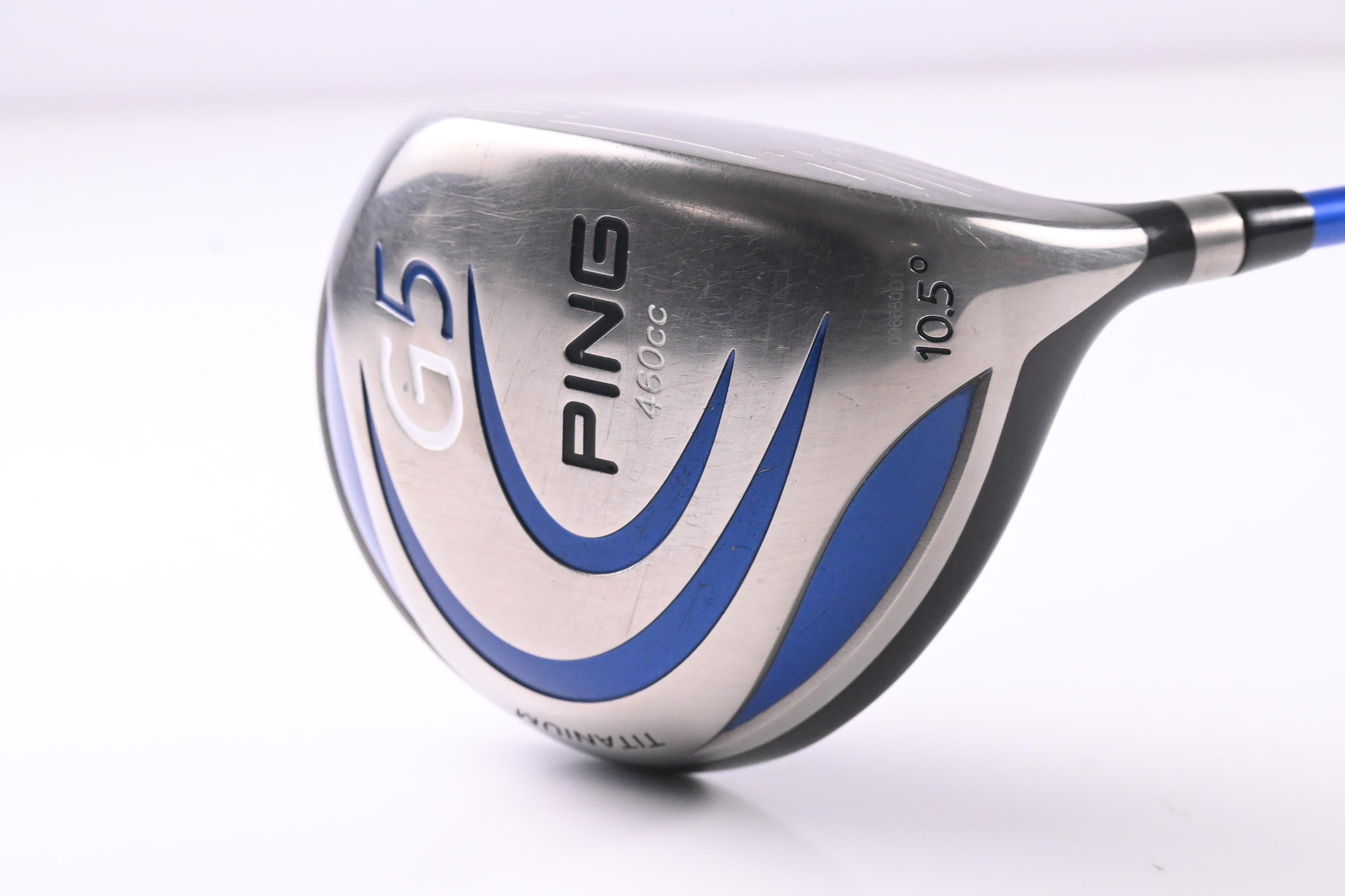 Ping G5 Driver / 10.5 Degree / Regular Flex Grafalloy Prolaunch Blue 65 Shaft