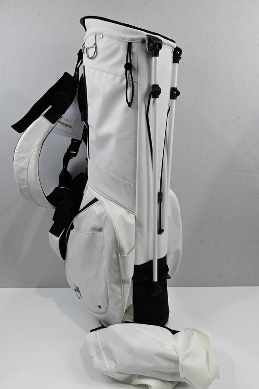 Minimal Golf Stand Bag / 5-Way / White, Black