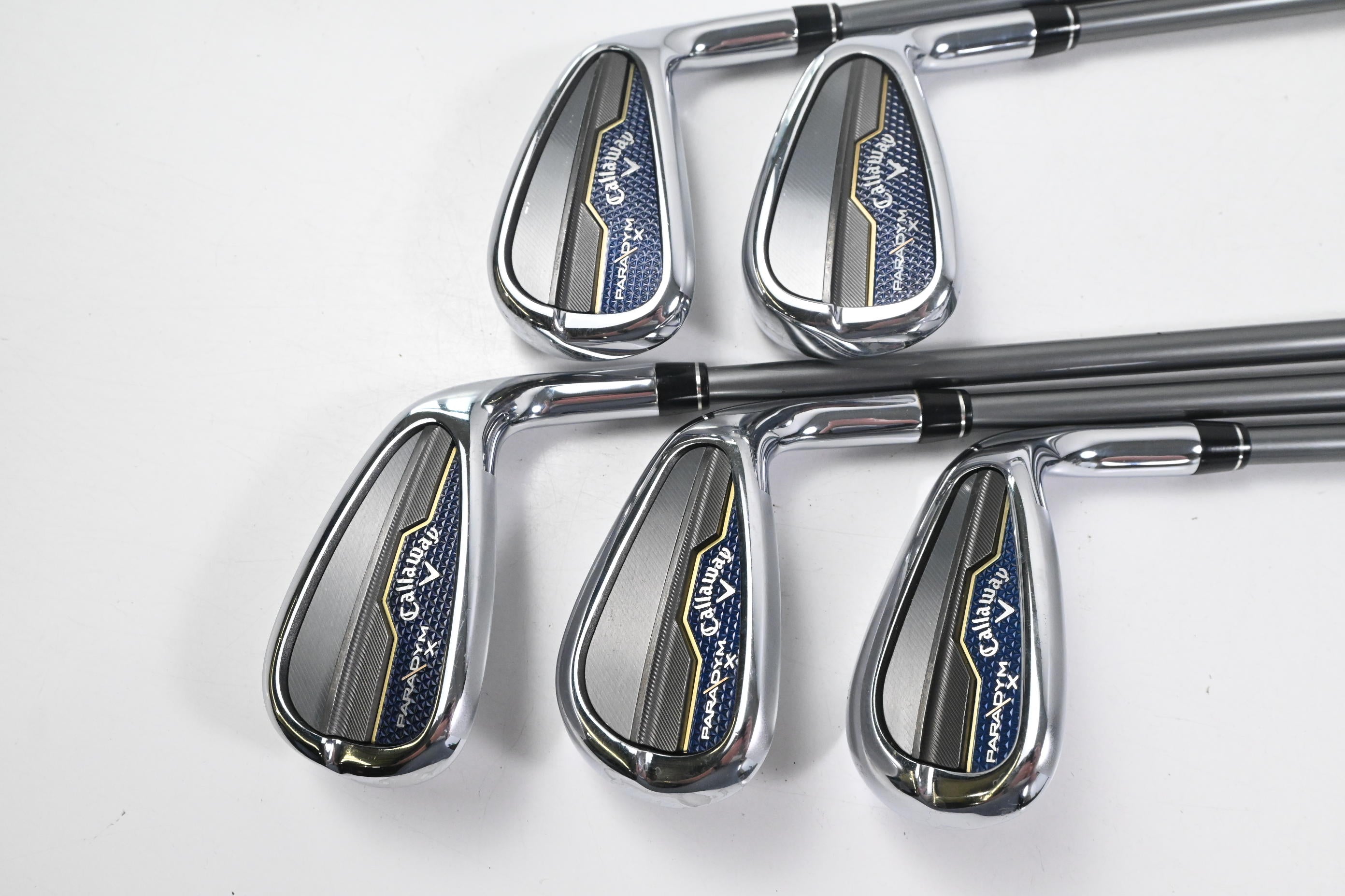 Callaway Paradym X Irons / 7-PW+SW / Regular Flex HZRDUS Silver Shafts