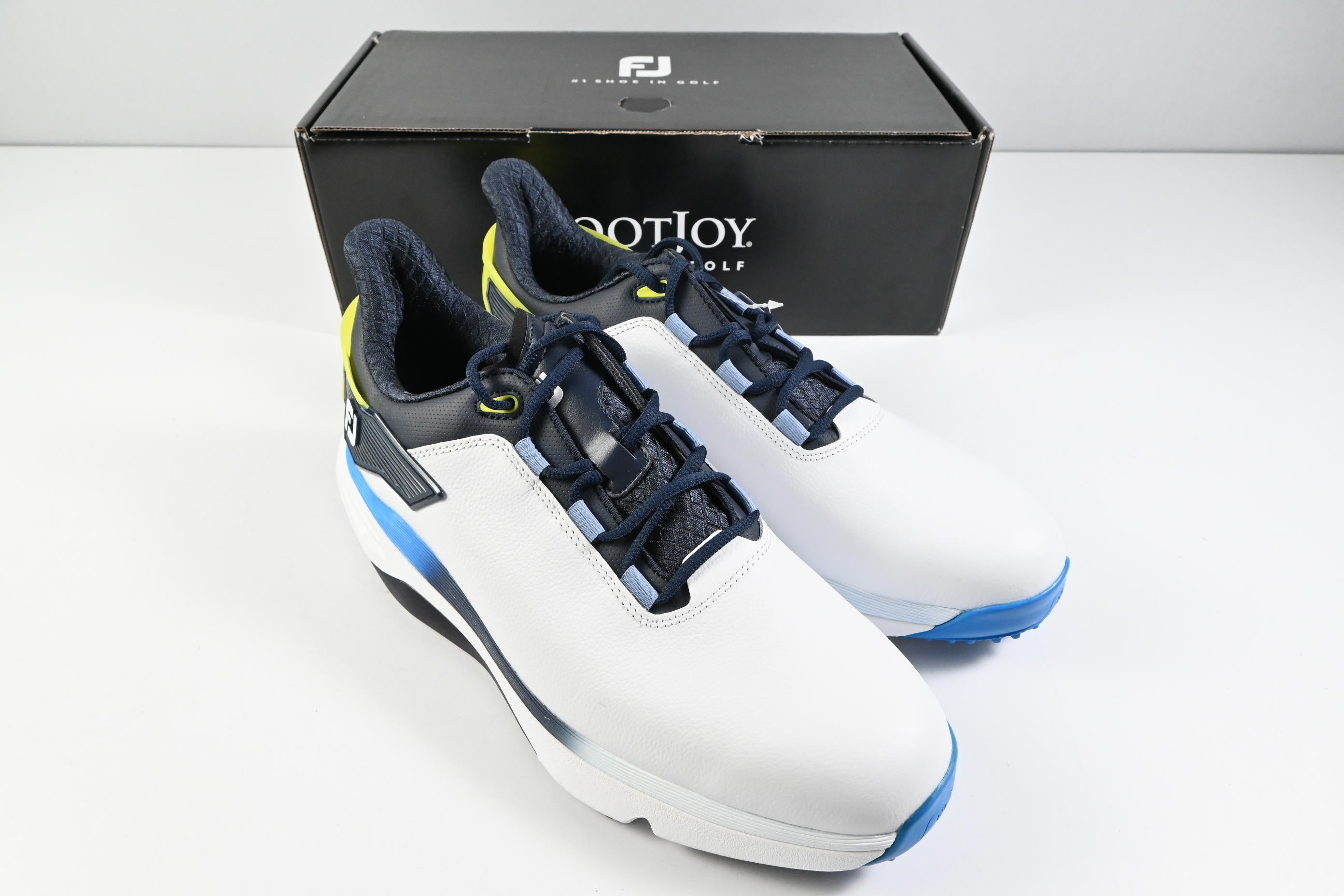 FootJoy Pro SLX Golf Shoes / Size UK 10 / White, Blue