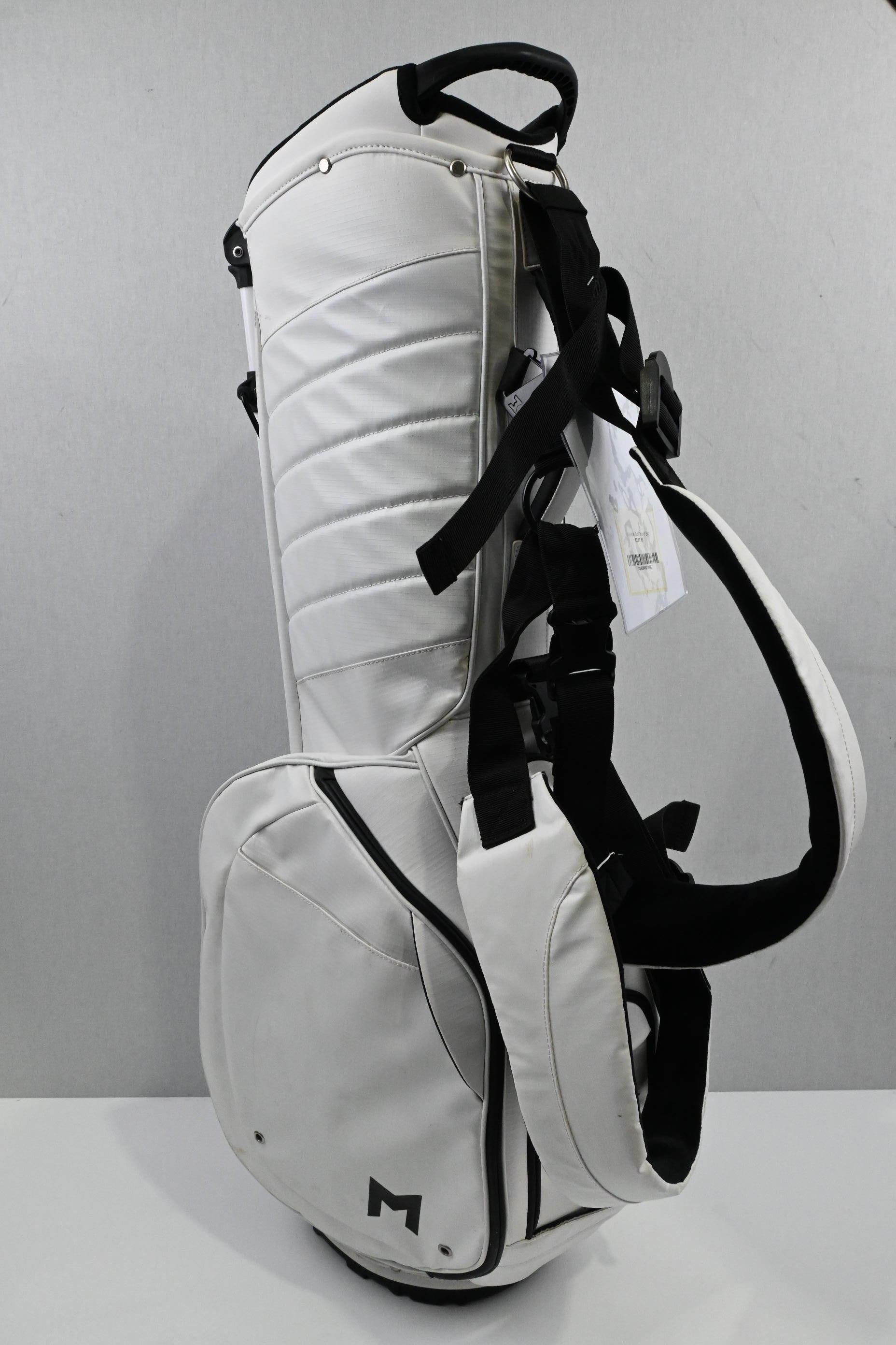 Minimal Golf Stand Bag / 5-Way / White, Black