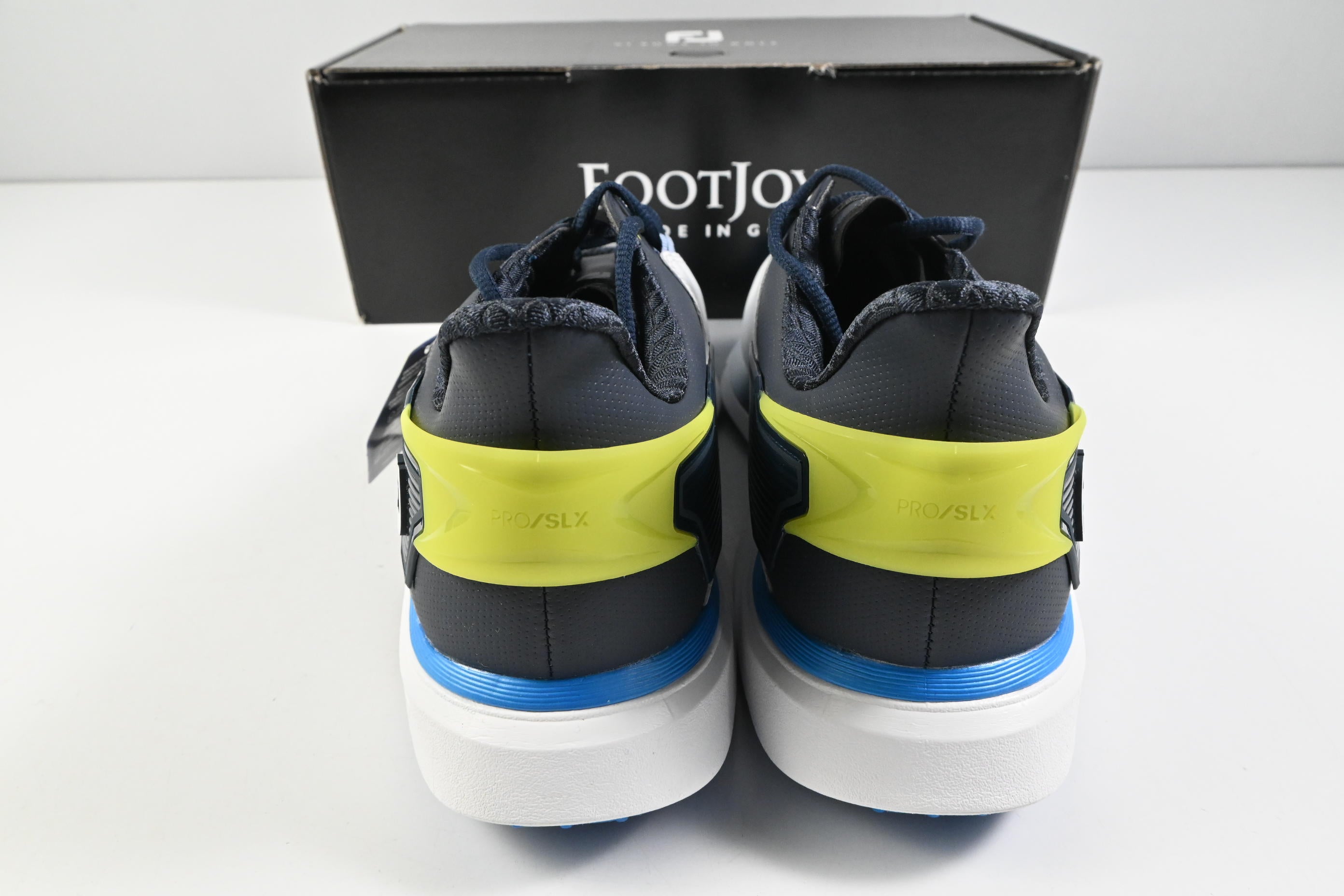 FootJoy Pro SLX Golf Shoes / Size UK 10 / White, Blue