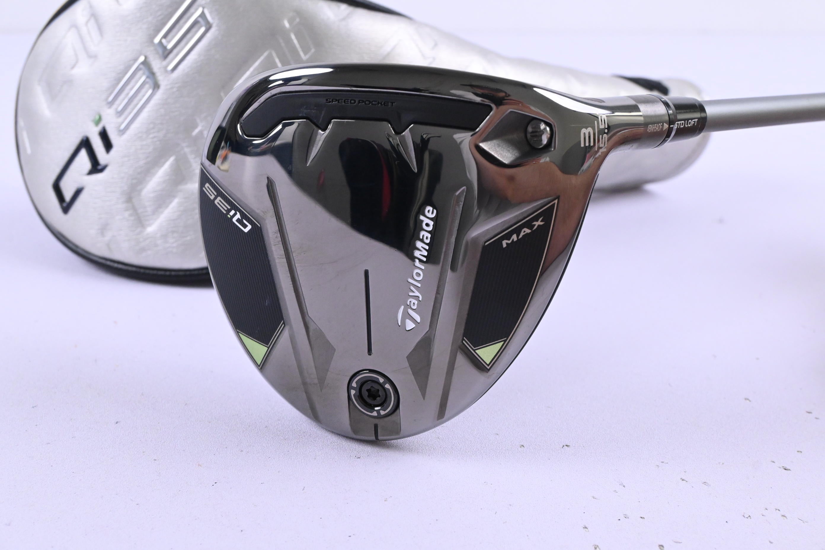 Taylormade Qi35 Max #3 Wood / 15.5 Degree / Stiff Flex Fujikura Air Speeder 50