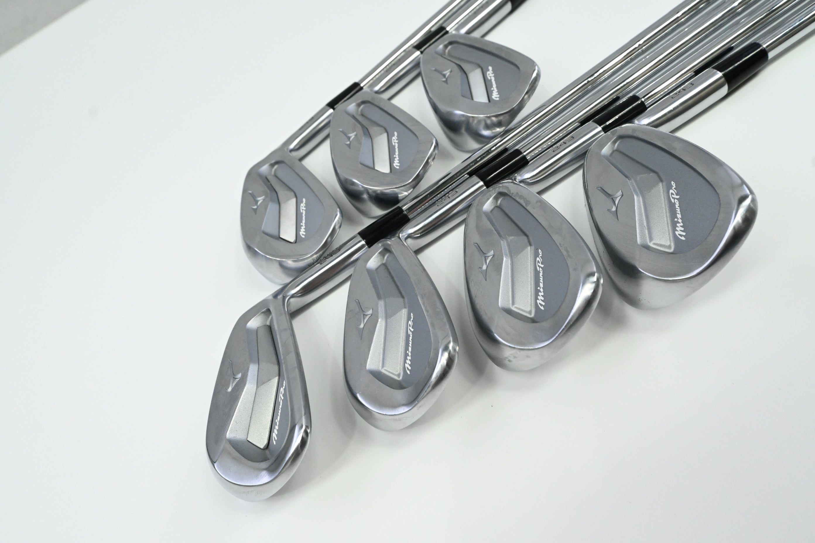 Mizuno Pro 243 Irons / 4-PW / Stiff Flex KBS Tour Shafts