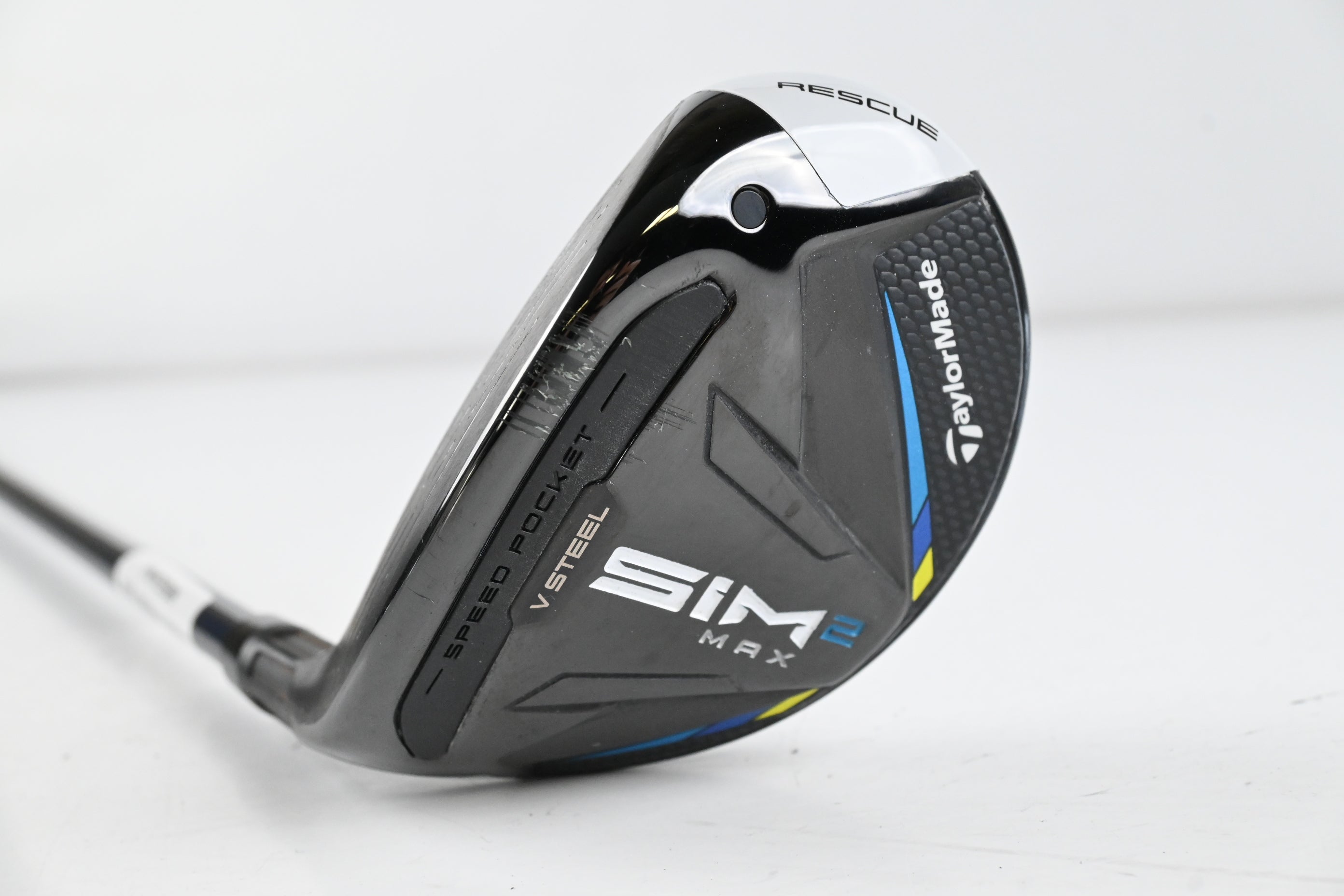 Left Hand Taylormade SIM2 Max #3 Hybrid / 19 Degree / Stiff Flex Ventus Blue 7