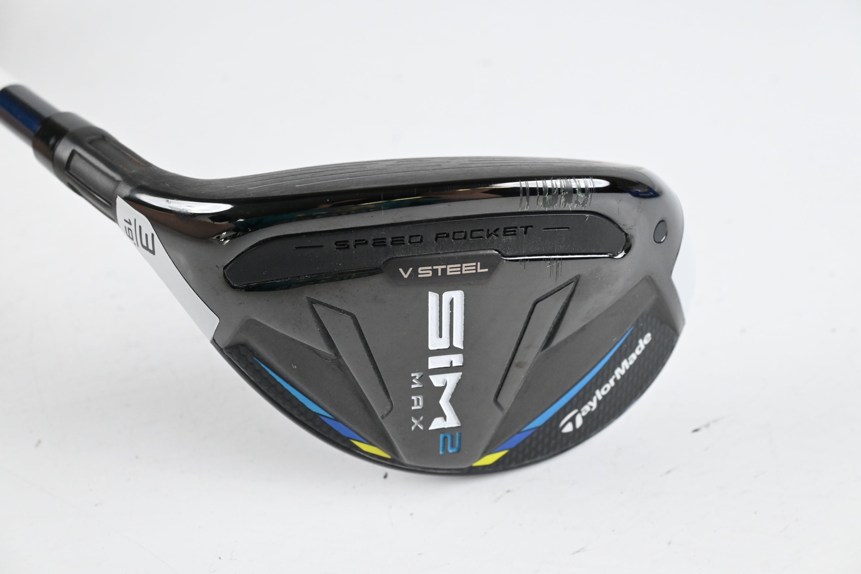 Left Hand Taylormade SIM2 Max #3 Hybrid / 19 Degree / Stiff Flex Ventus Blue 7