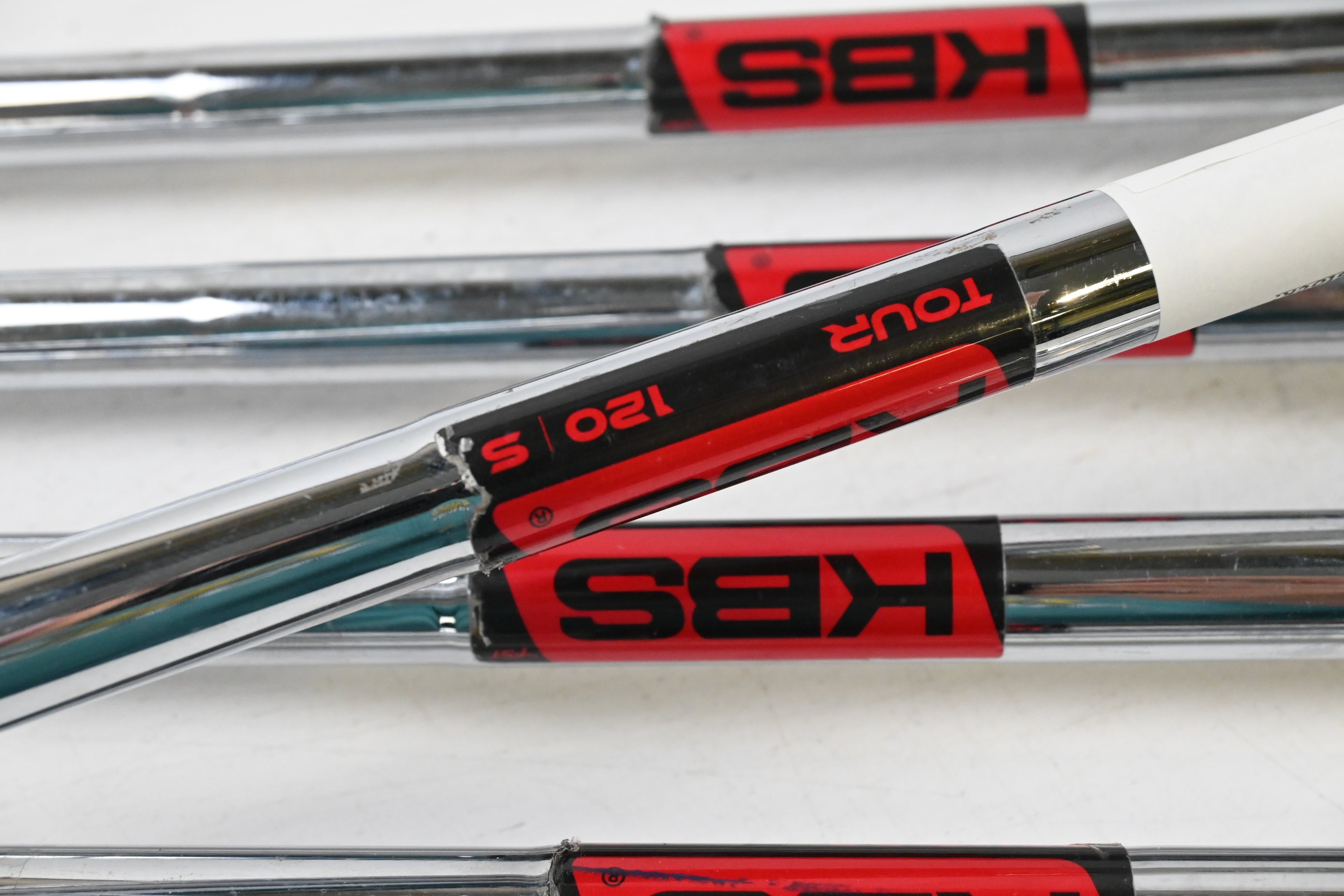 Cobra King Speedzone Irons / 7-PW+GW / Stiff Flex KBS 120 Shafts
