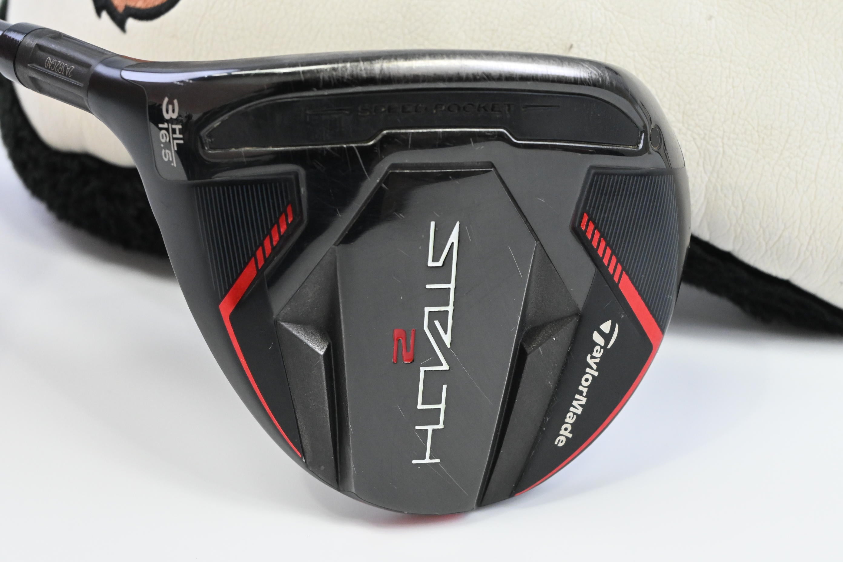 Left Hand Taylormade Stealth 2 #3 Wood / 16.5 Degree / Regular Flex Evenflow 70