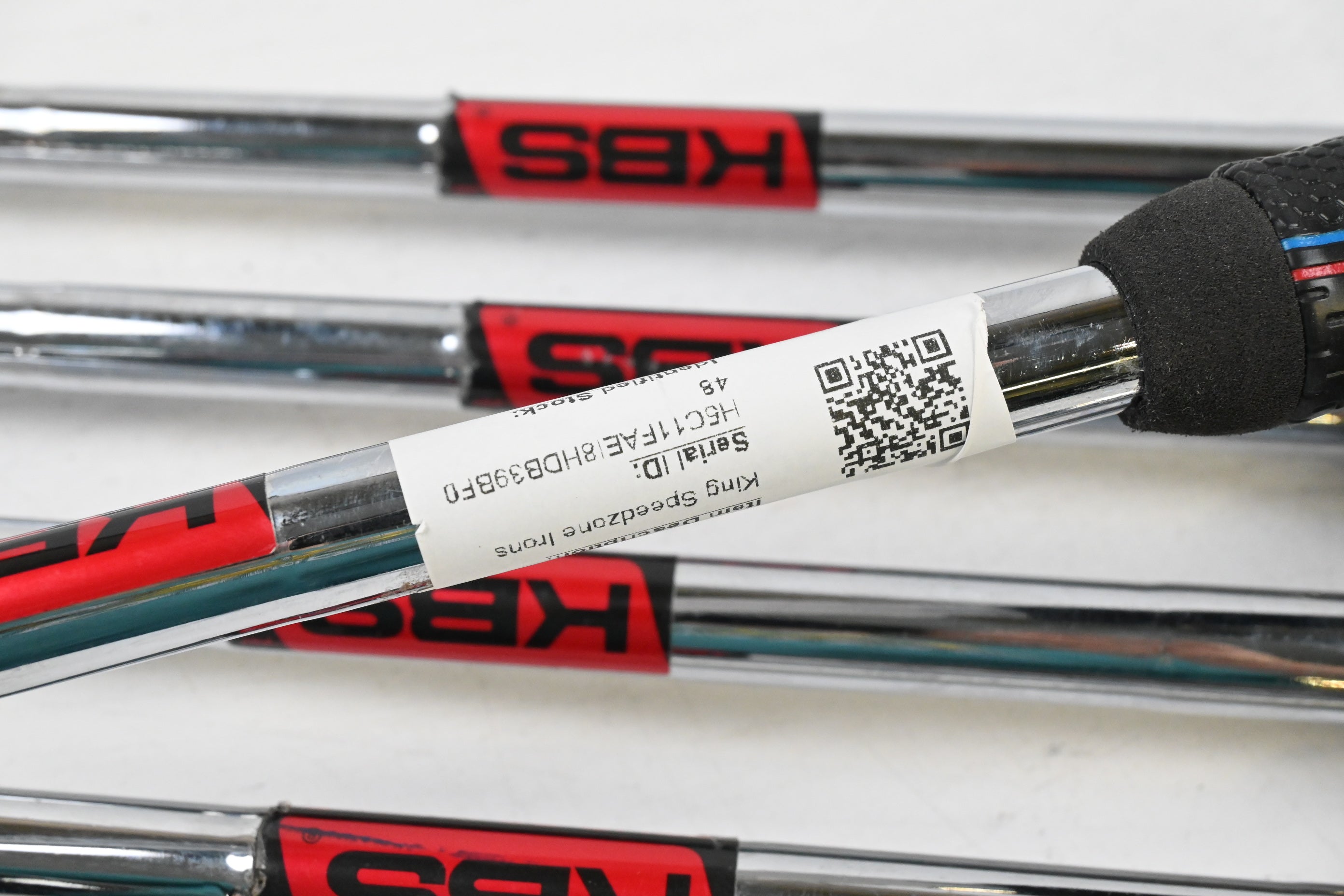 Cobra King Speedzone Irons / 7-PW+GW / Stiff Flex KBS 120 Shafts