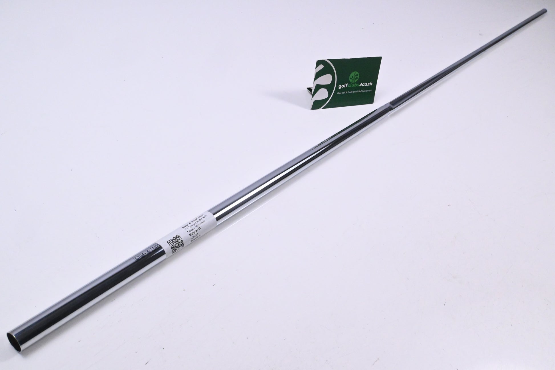 True Temper Straight Putter Shaft with Square Alignment / 0.370&quot; Tip / Uncut