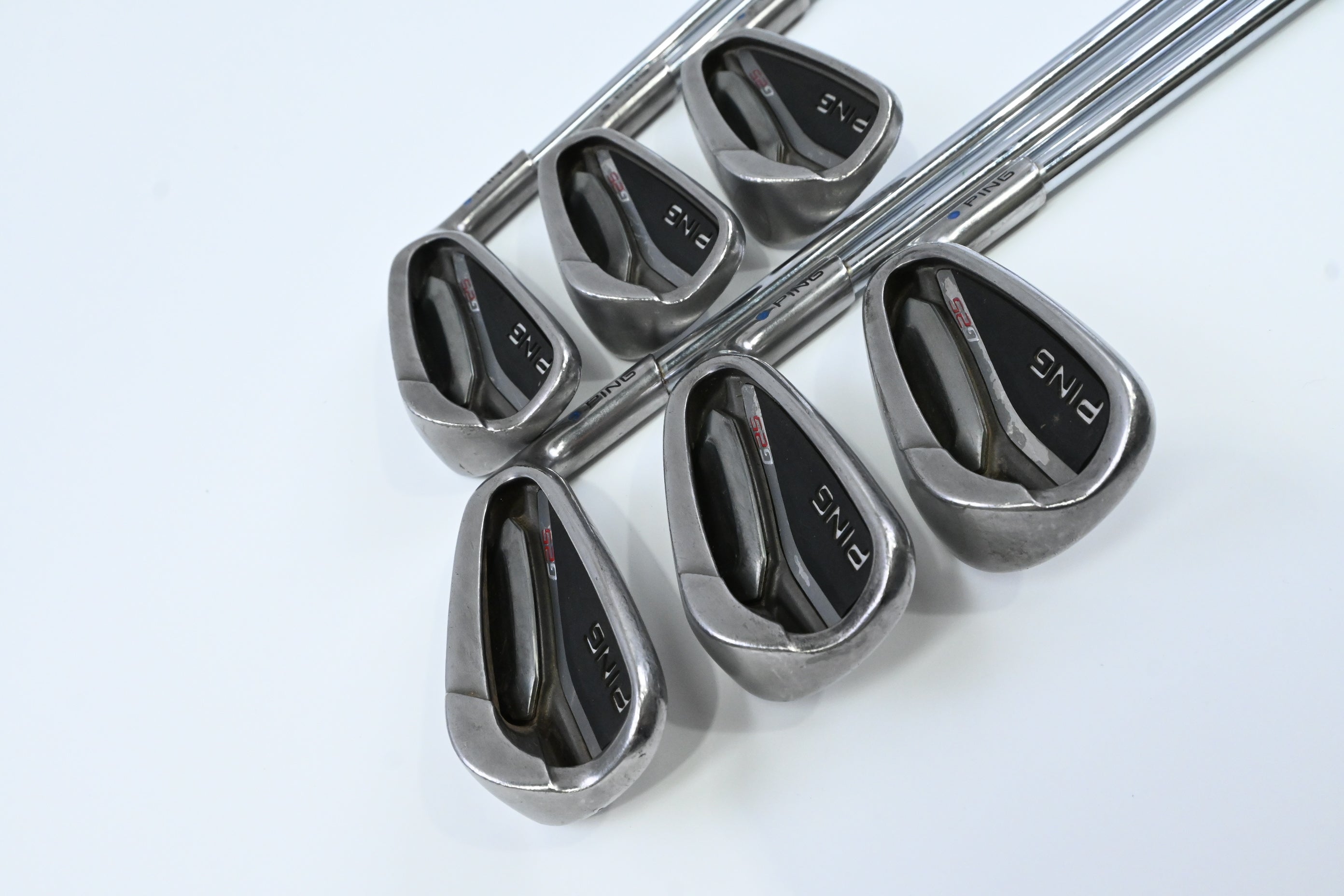 Ping G25 Irons / 5-PW / Blue Dot / Regular Flex Ping CFS Shafts