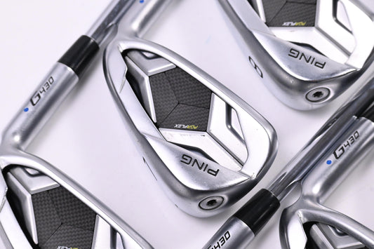 Ping G430 Irons / 6-PW+45°+50°+54° / Blue Dot / Regular Flex Ping AWT 2.0 Shafts