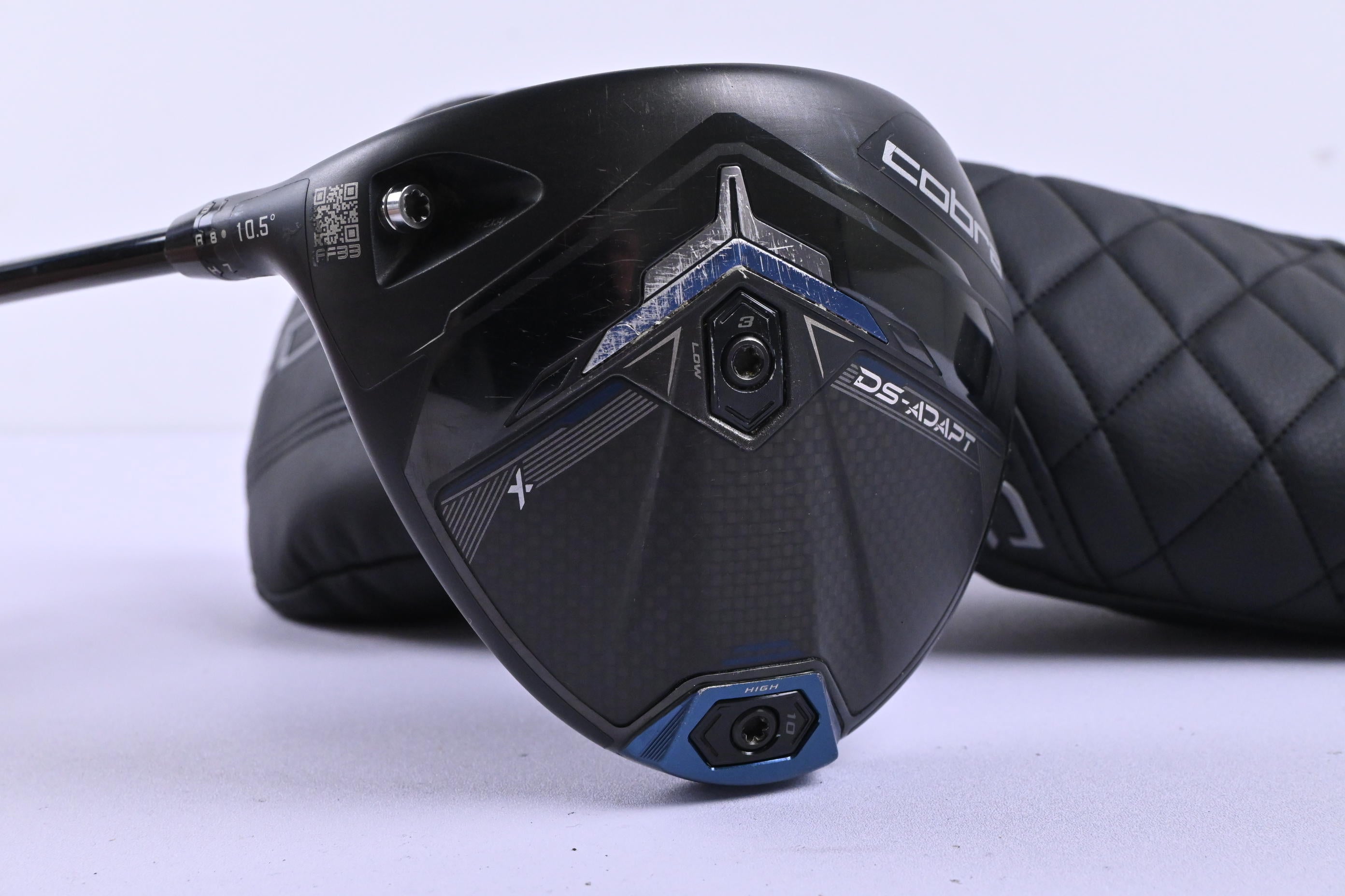 Left Hand Cobra DS-Adapt X Driver / 10.5 Degree / Stiff Flex Kai'li White 60