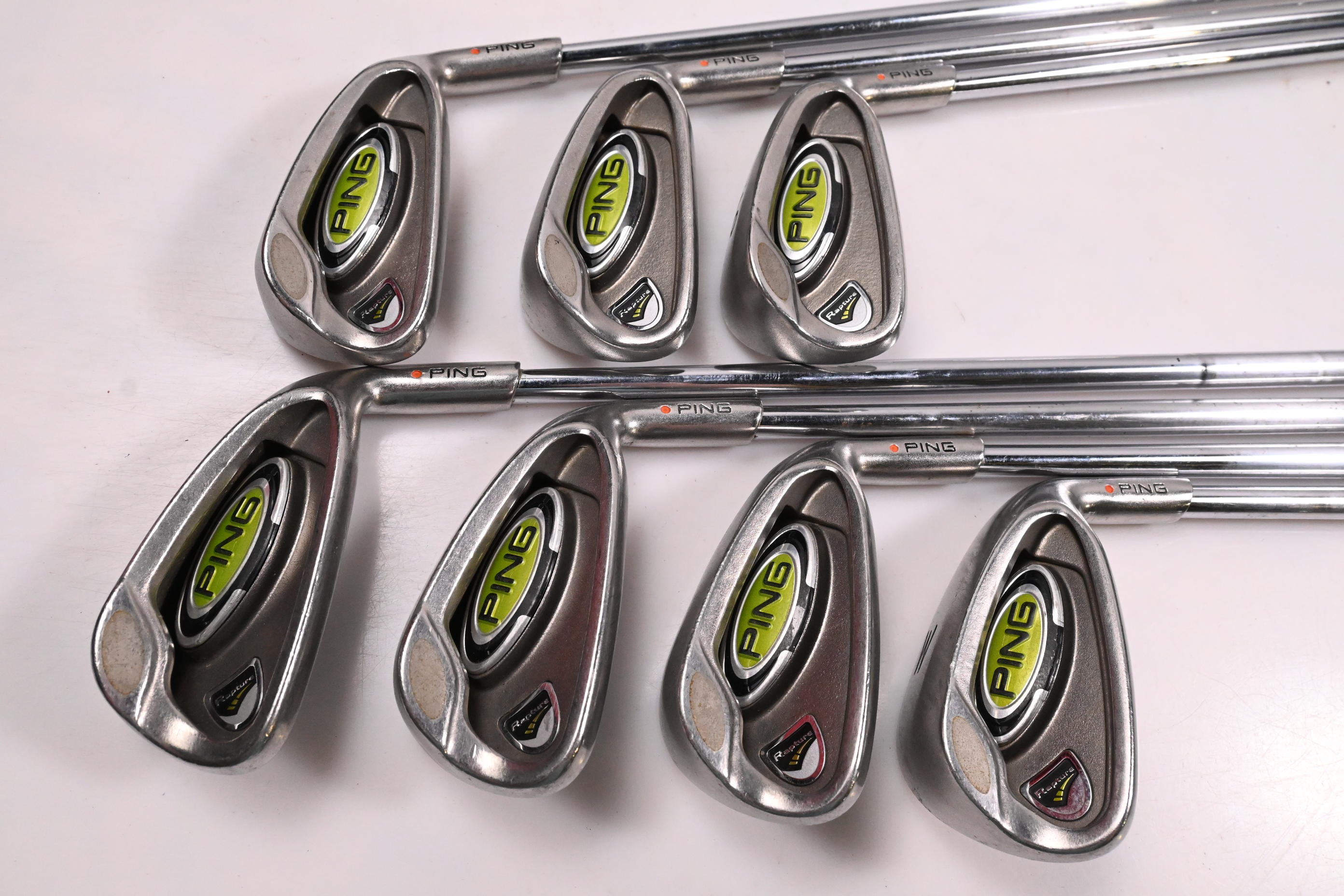 Ping Rapture Irons / 4-PW / Orange Dot / Regular Flex Steel Shafts