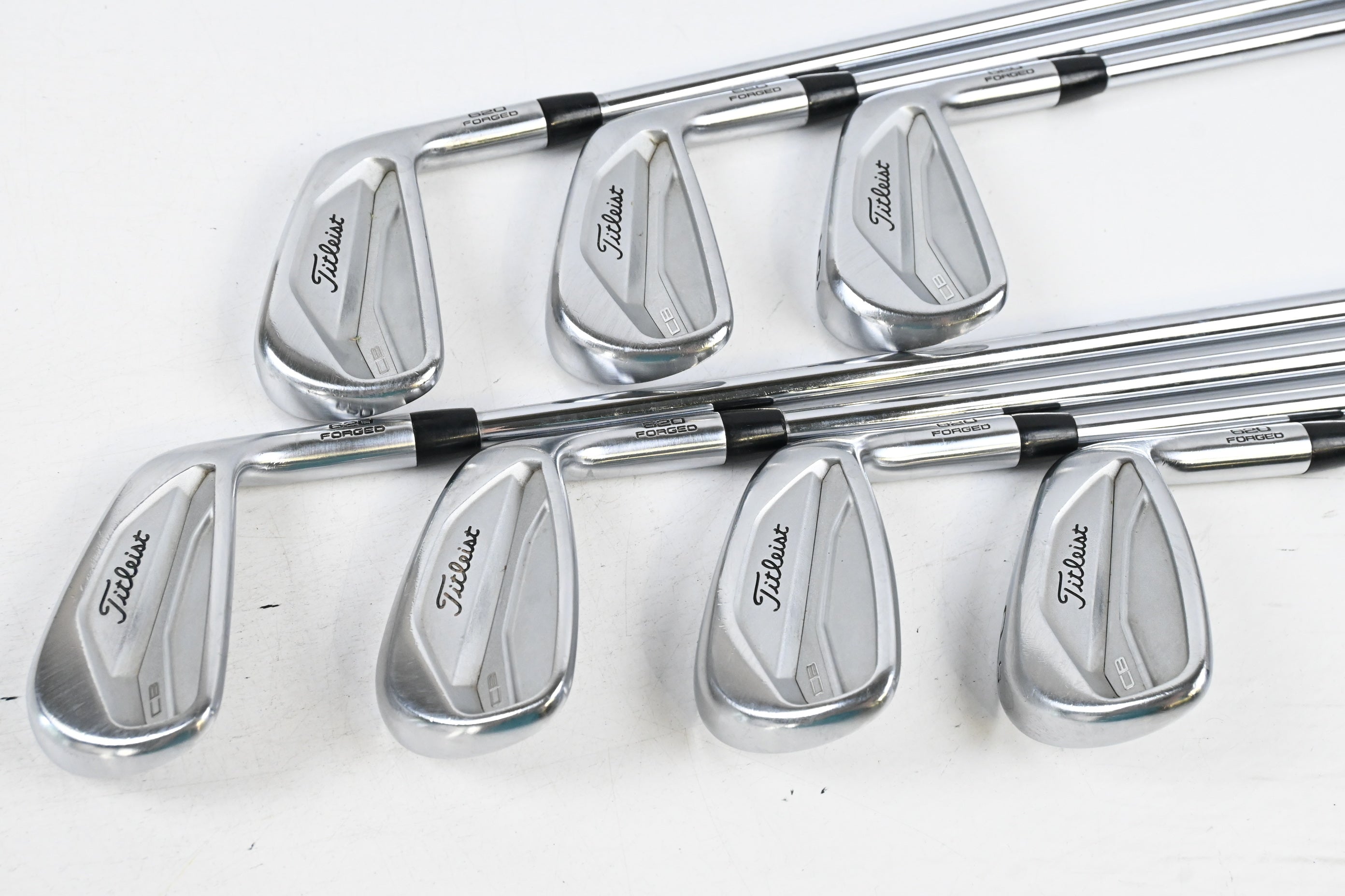 Titleist CB 620 Irons / 4-PW / Stiff Flex Project X Precision Shafts