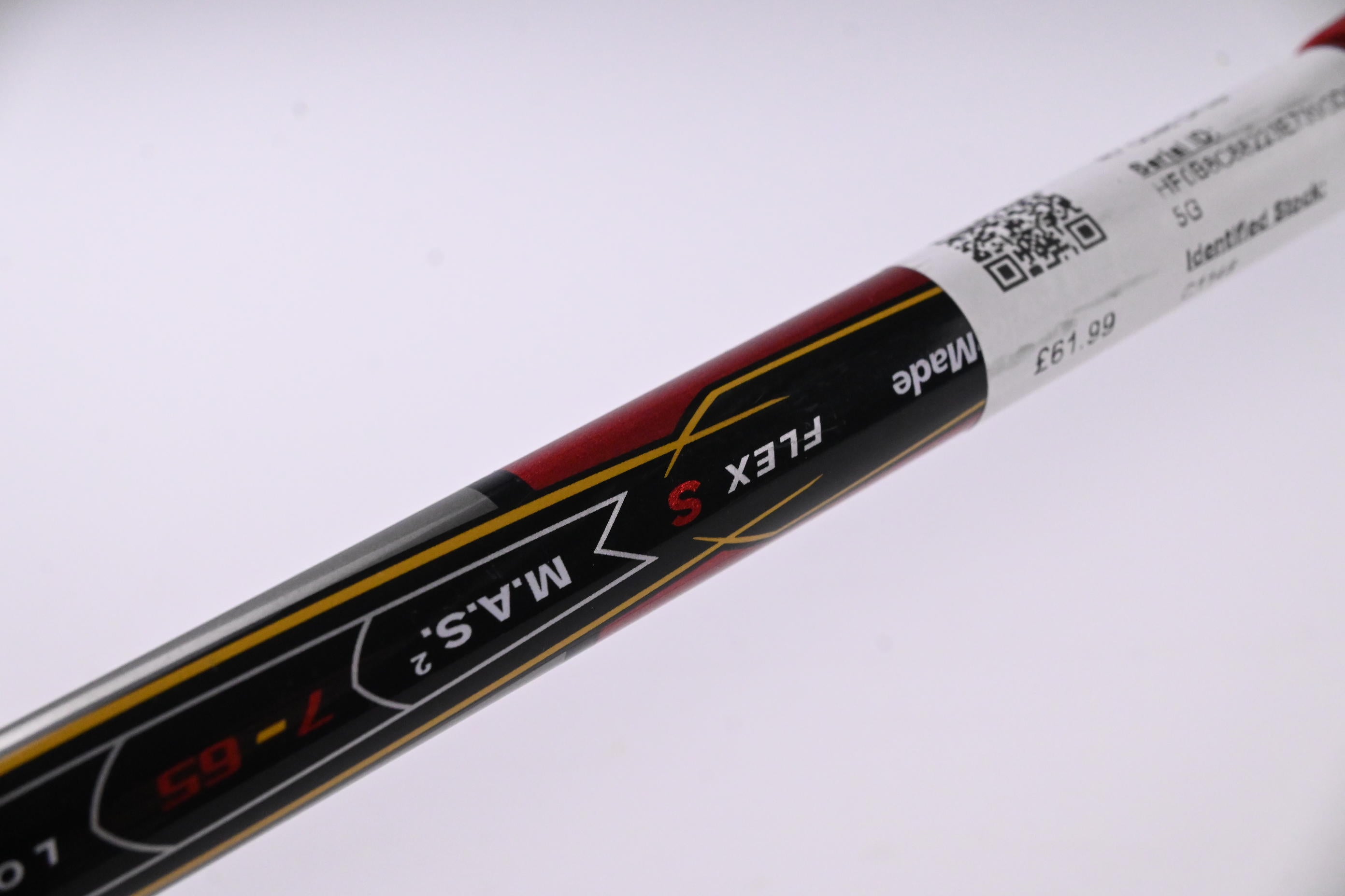 Taylormade R7 Quad Driver / 9.5 Degree / Stiff Flex Taylormade M.A.S2 65 Shaft