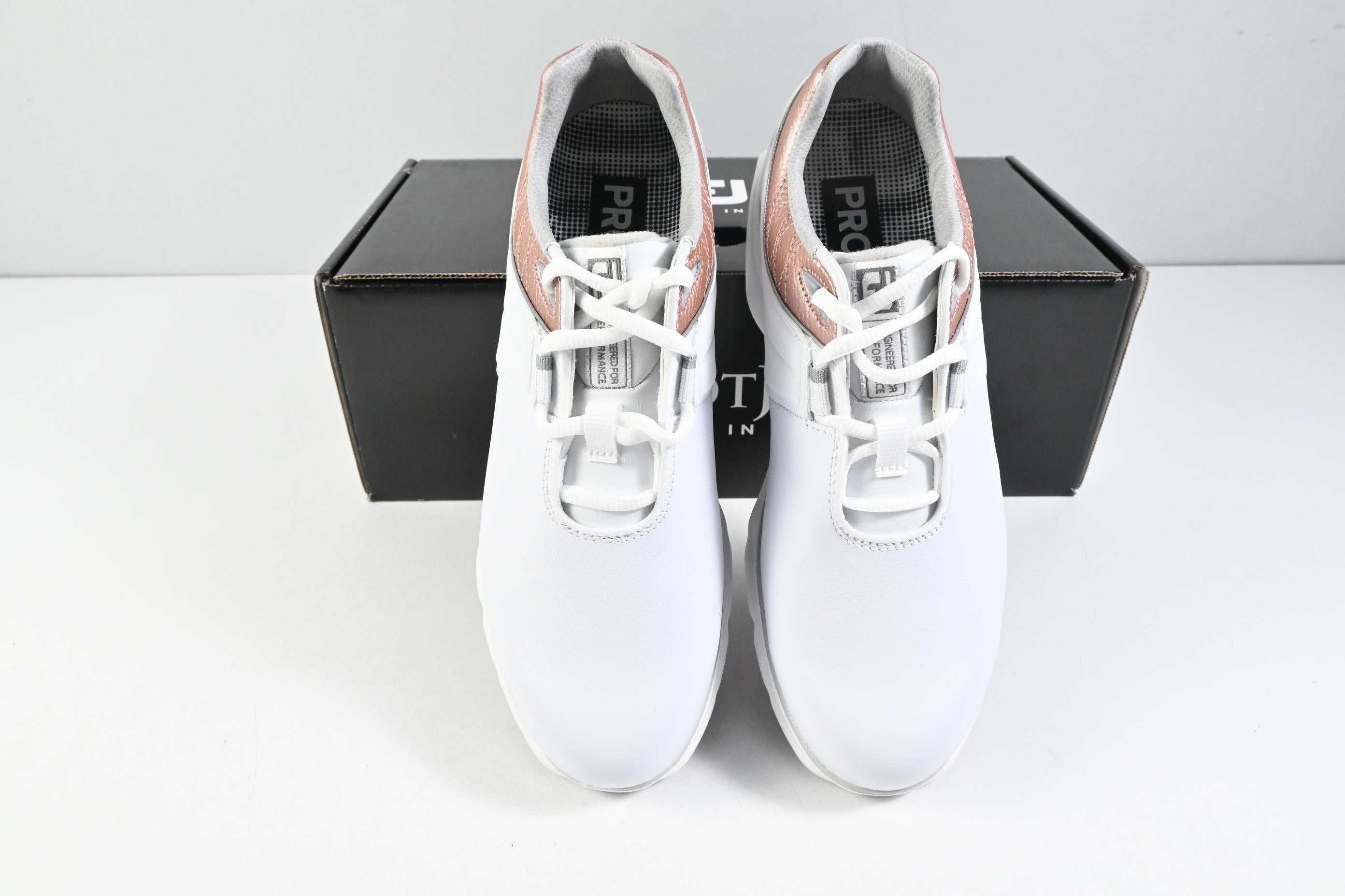 Ladies FootJoy Pro SL Golf Shoes / Size UK 5.5 / White, Pink