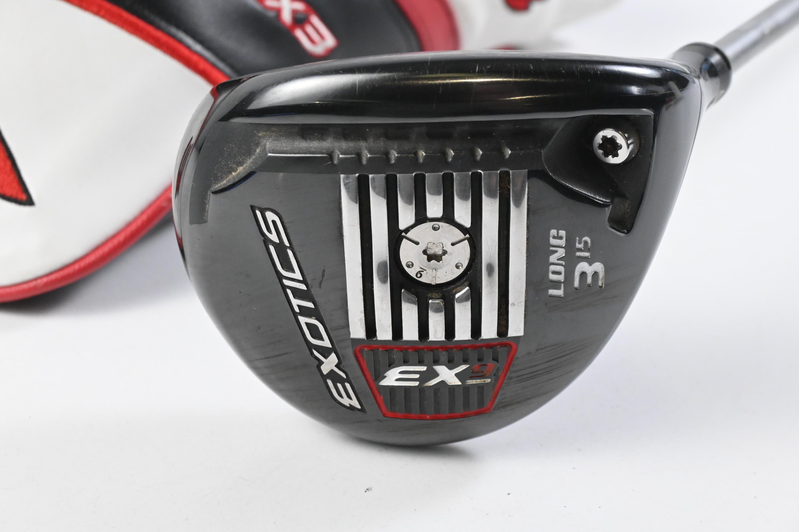 Tour Edge Exotics EX 9 #3 Wood / 15 Degree / Stiff Flex Diamana S+60 Shaft