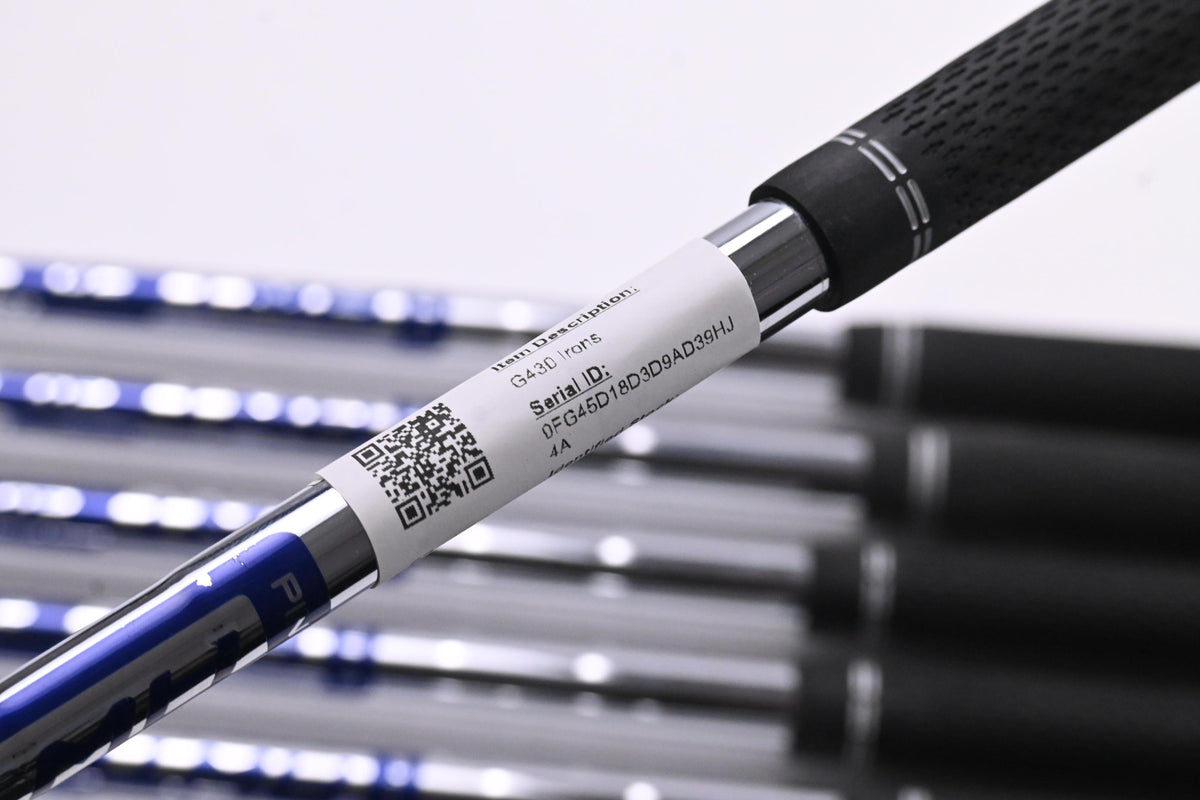Ping G430 Irons / 6-PW+45°+50°+54° / Blue Dot / Regular Flex Ping AWT 2.0 Shafts