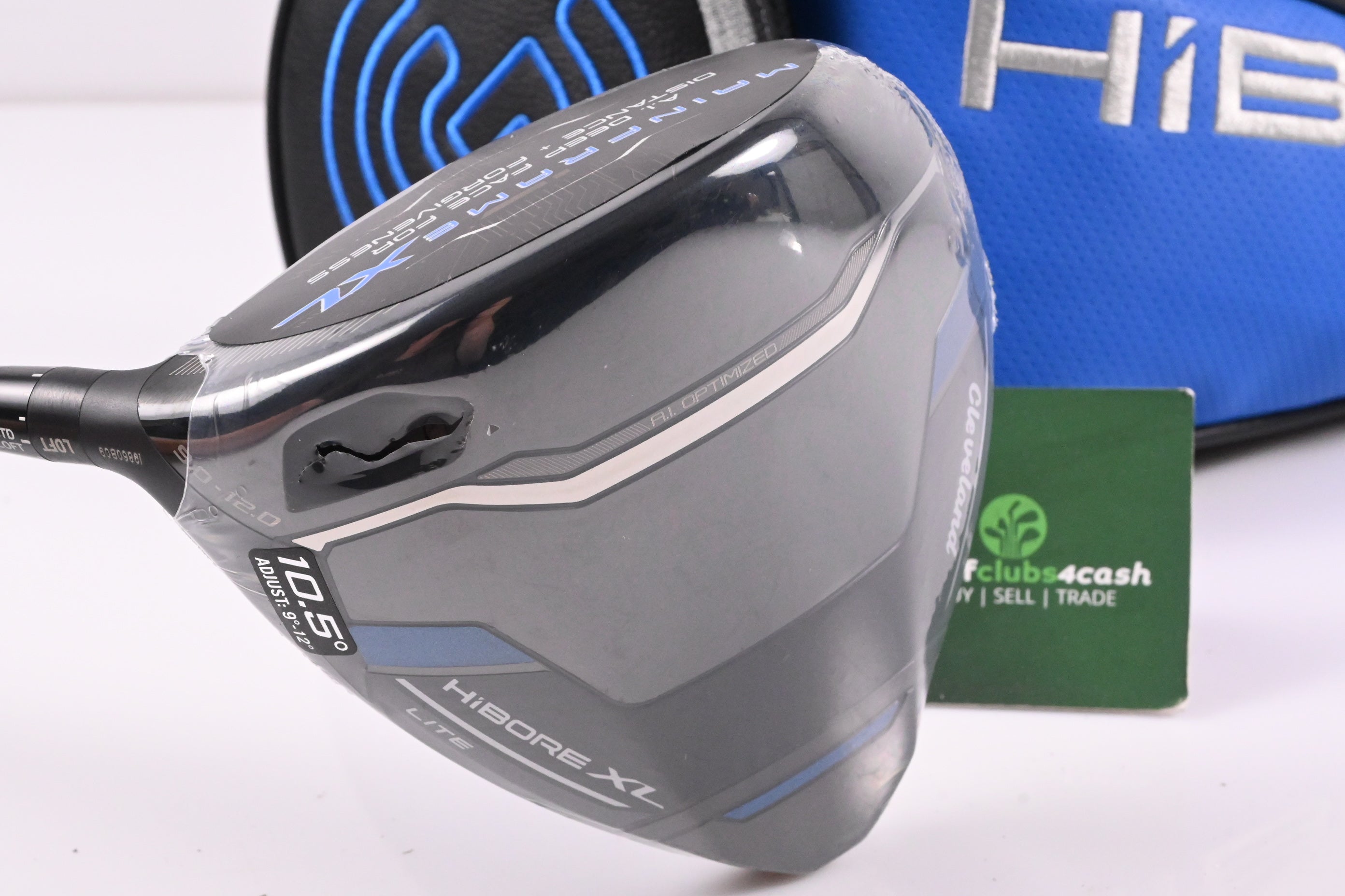 Left Hand Cleveland HiBore XL Lite Driver / 10.5 Degree / Senior Flex HZRDUS Red